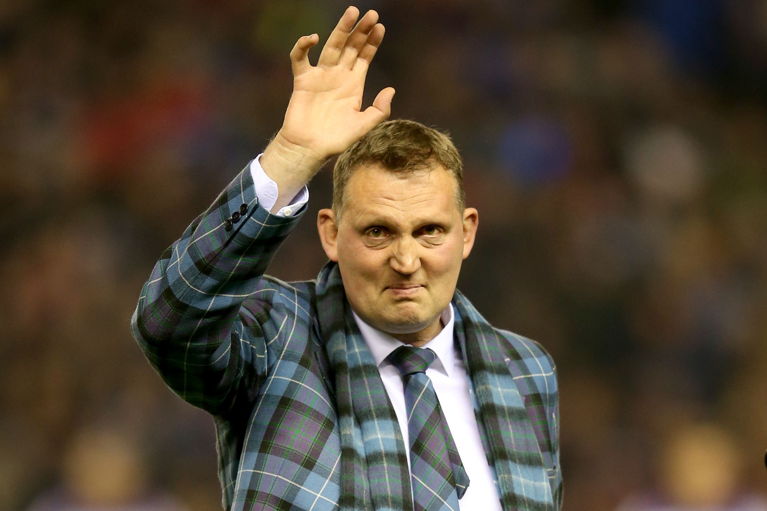 Doddie Weir before the last Scotland-All Blacks match in 2017 (Jane Barlow/PA)