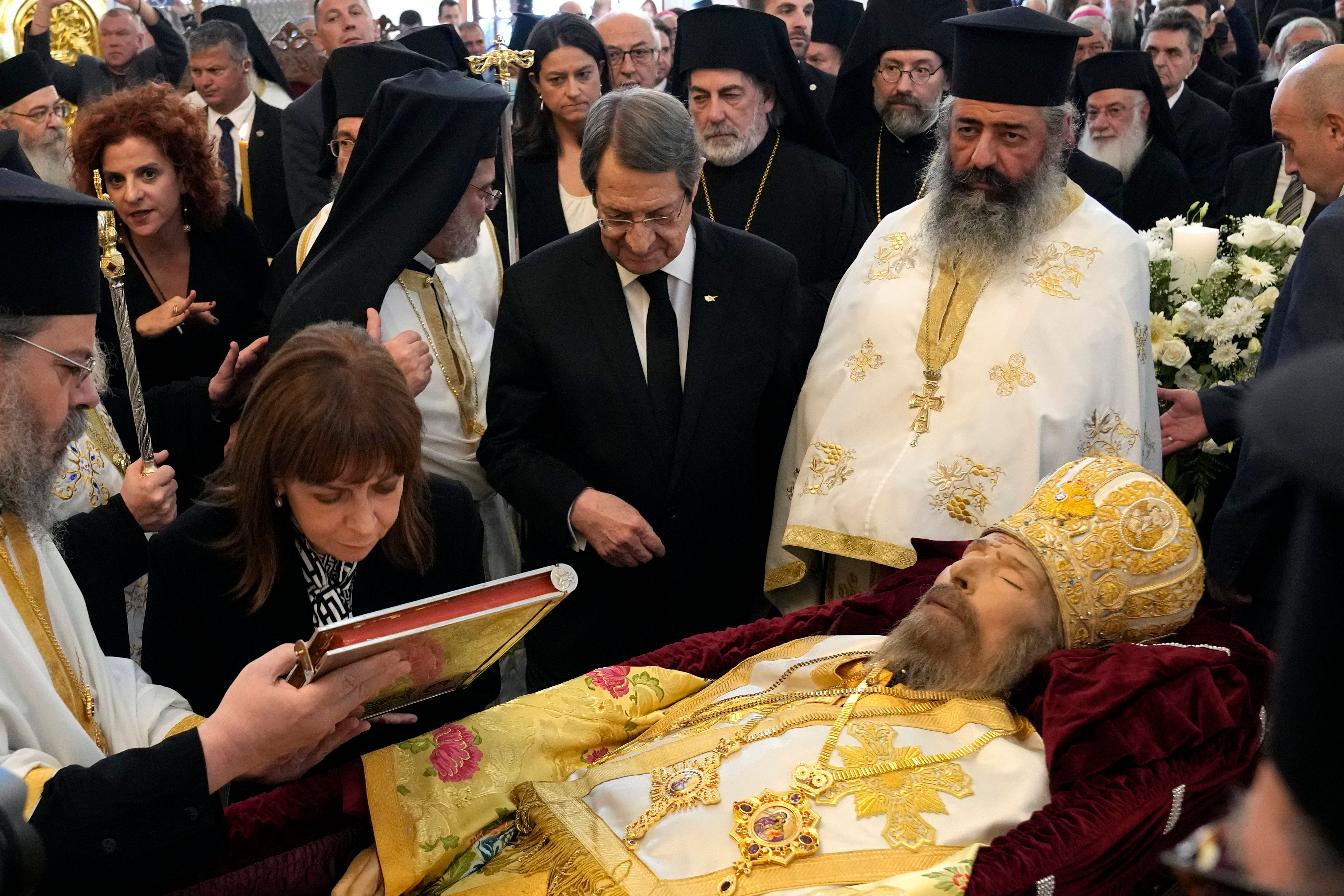 Cyprus Archbishop Funeral