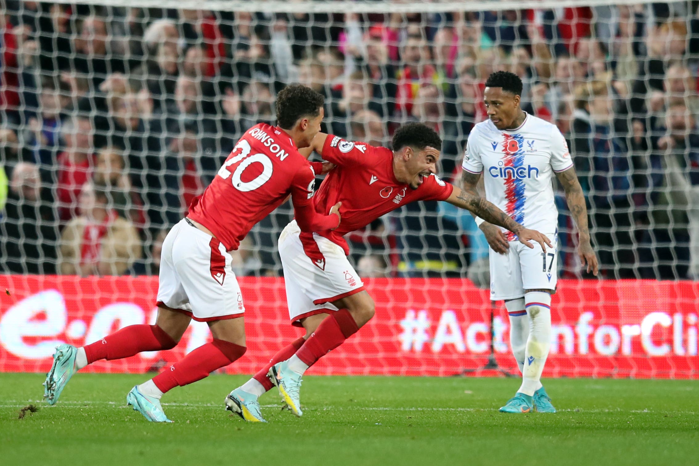 Morgan Gibbs-White scored the only goal of the game as Nottingham Forest beat Crystal Palace (Isaac Parkin/PA)