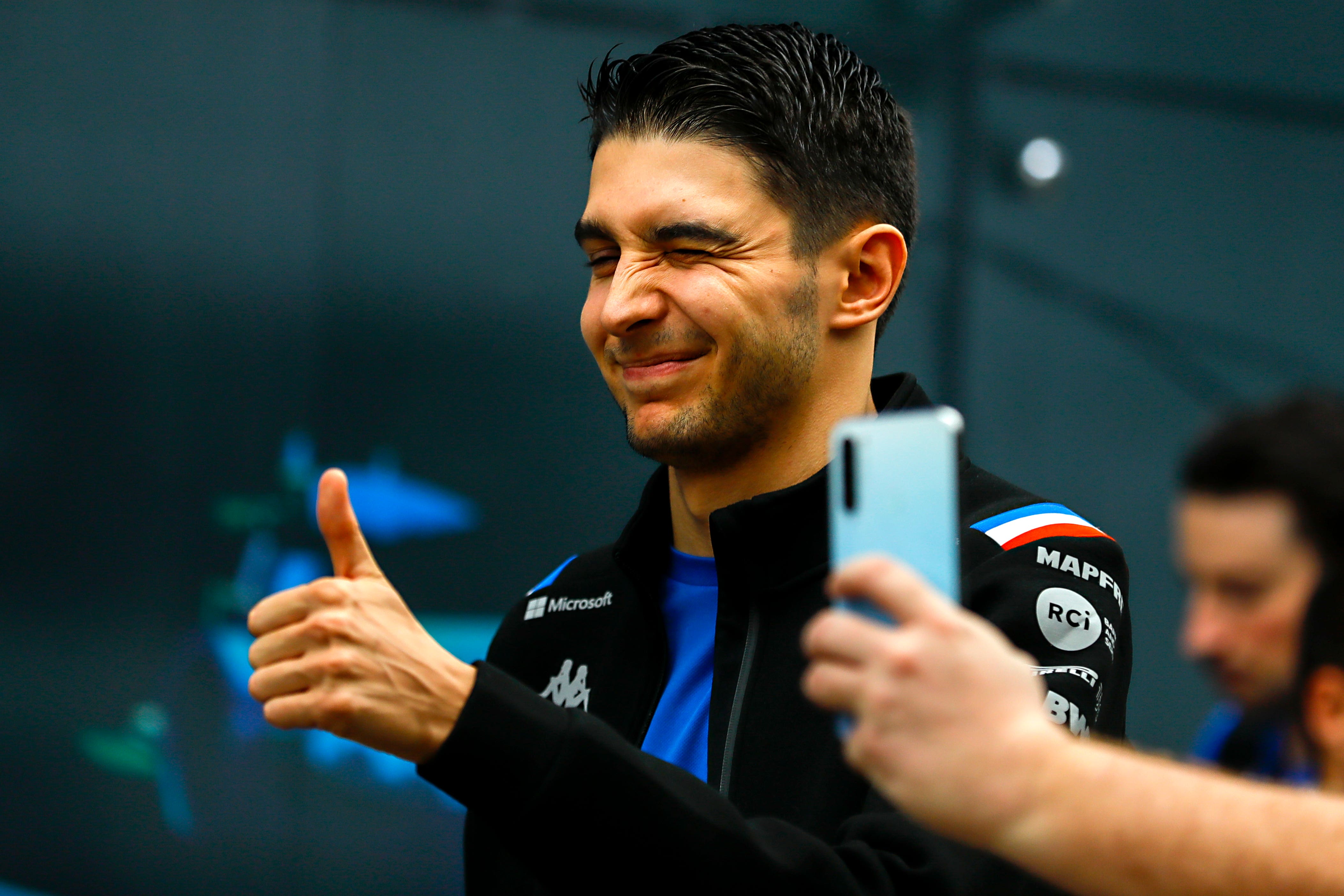 Esteban Ocon set the pace in final practice for the Brazilian Grand Prix (Marcelo Chello/AP)