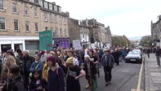 Thousands of climate protesters march in Edinburgh on Global Day of Action