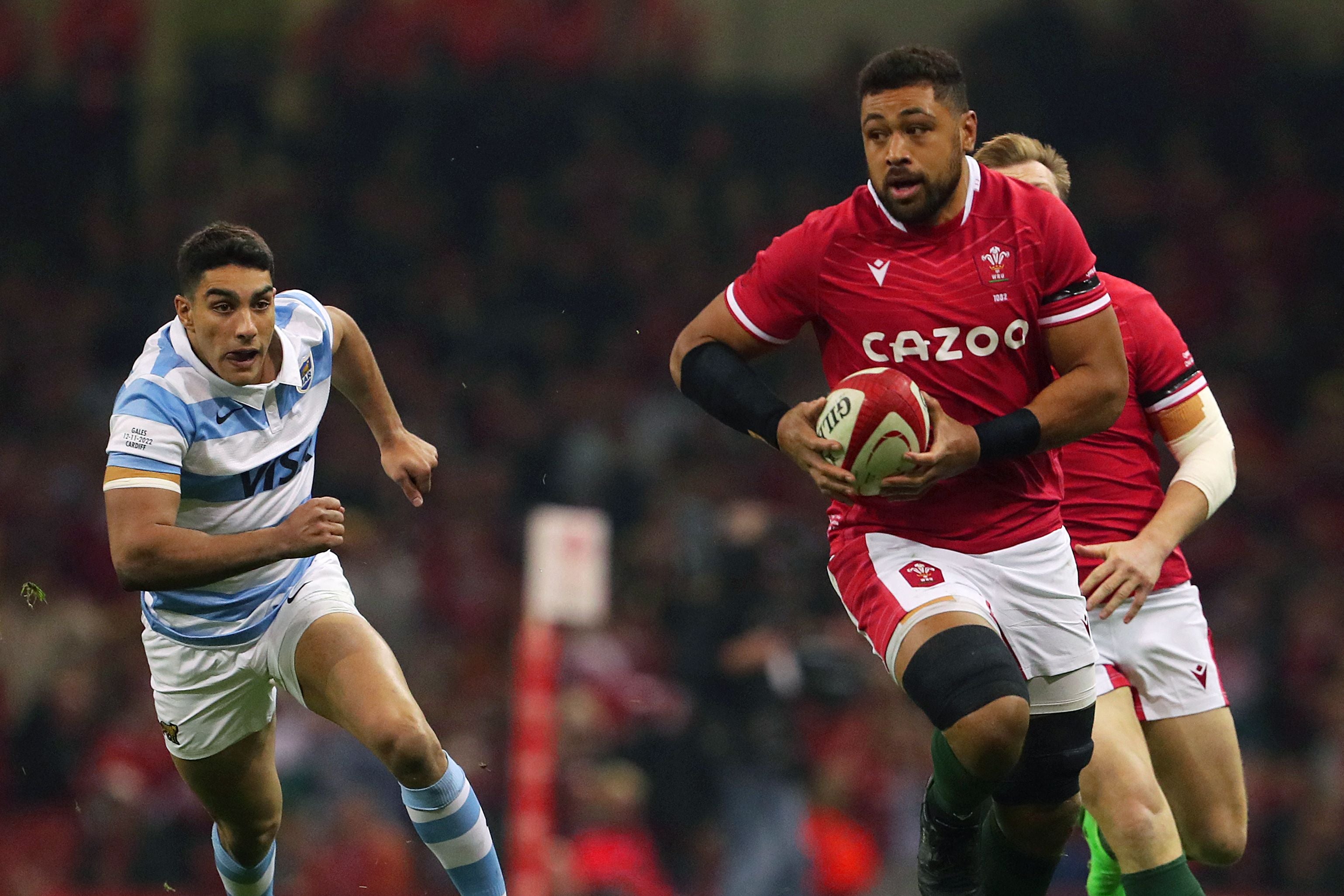 Faletau scored Wales’s first try