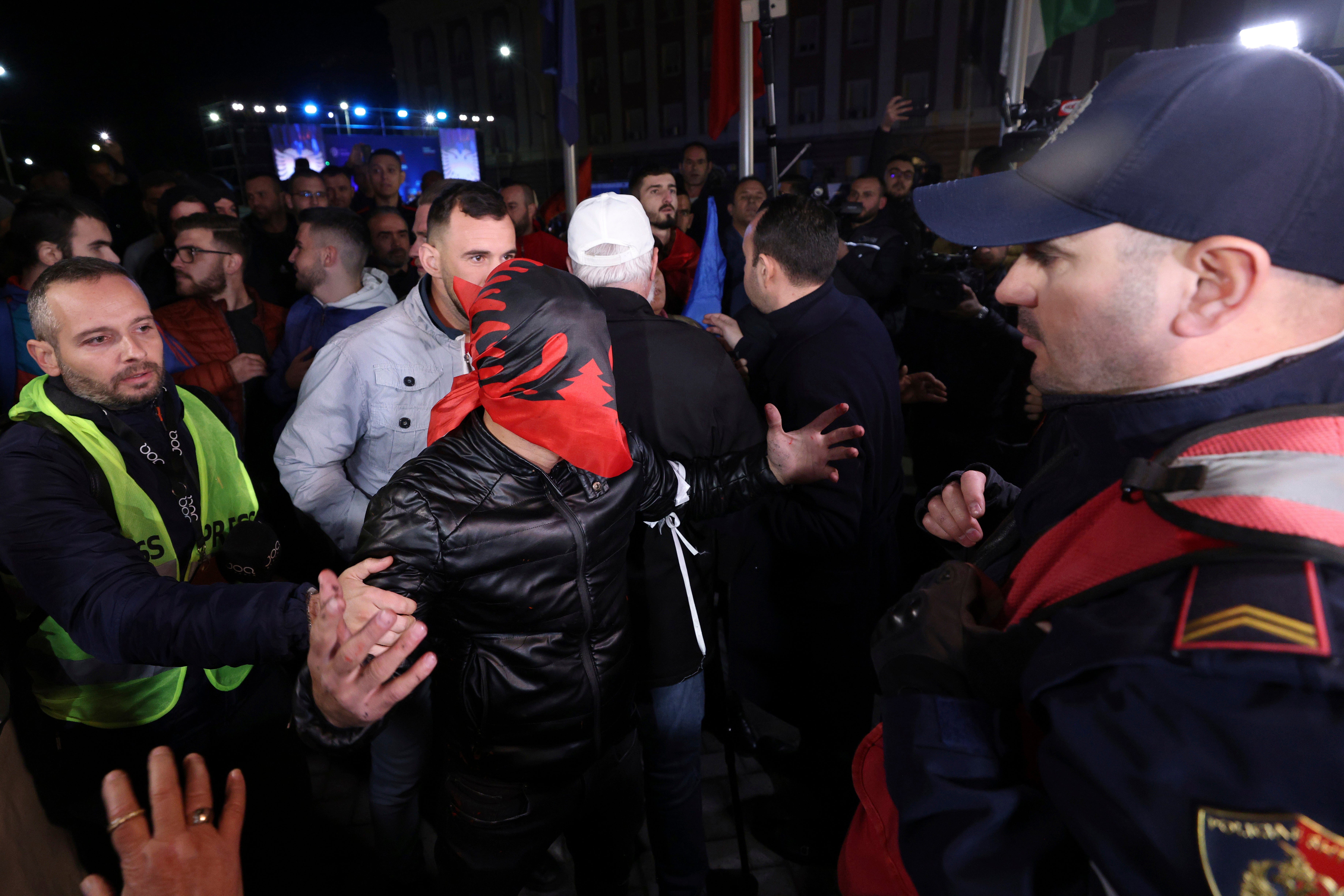 Albania Protest