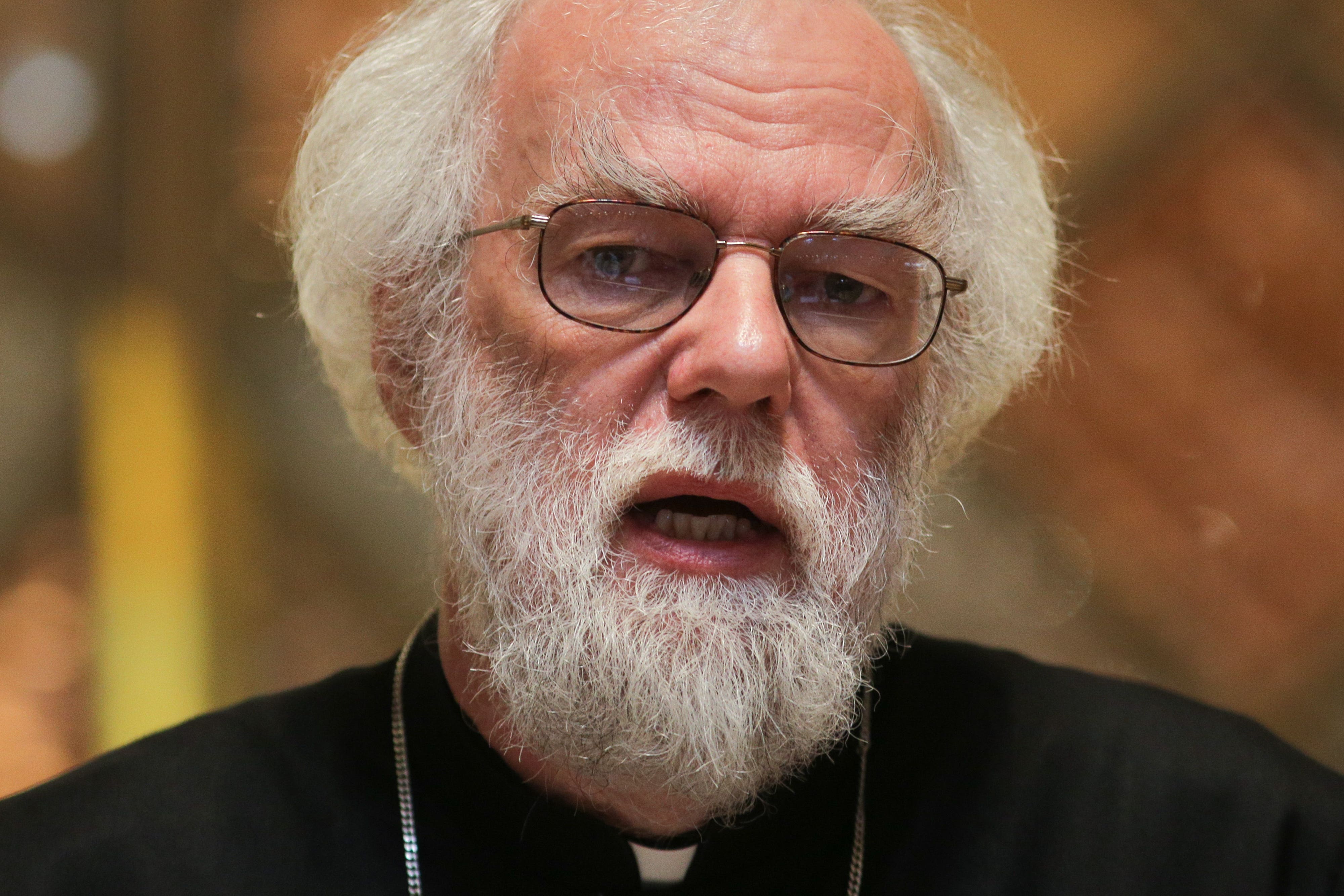 Dr Rowan Williams, former Archbishop of Canterbury has waded into the row