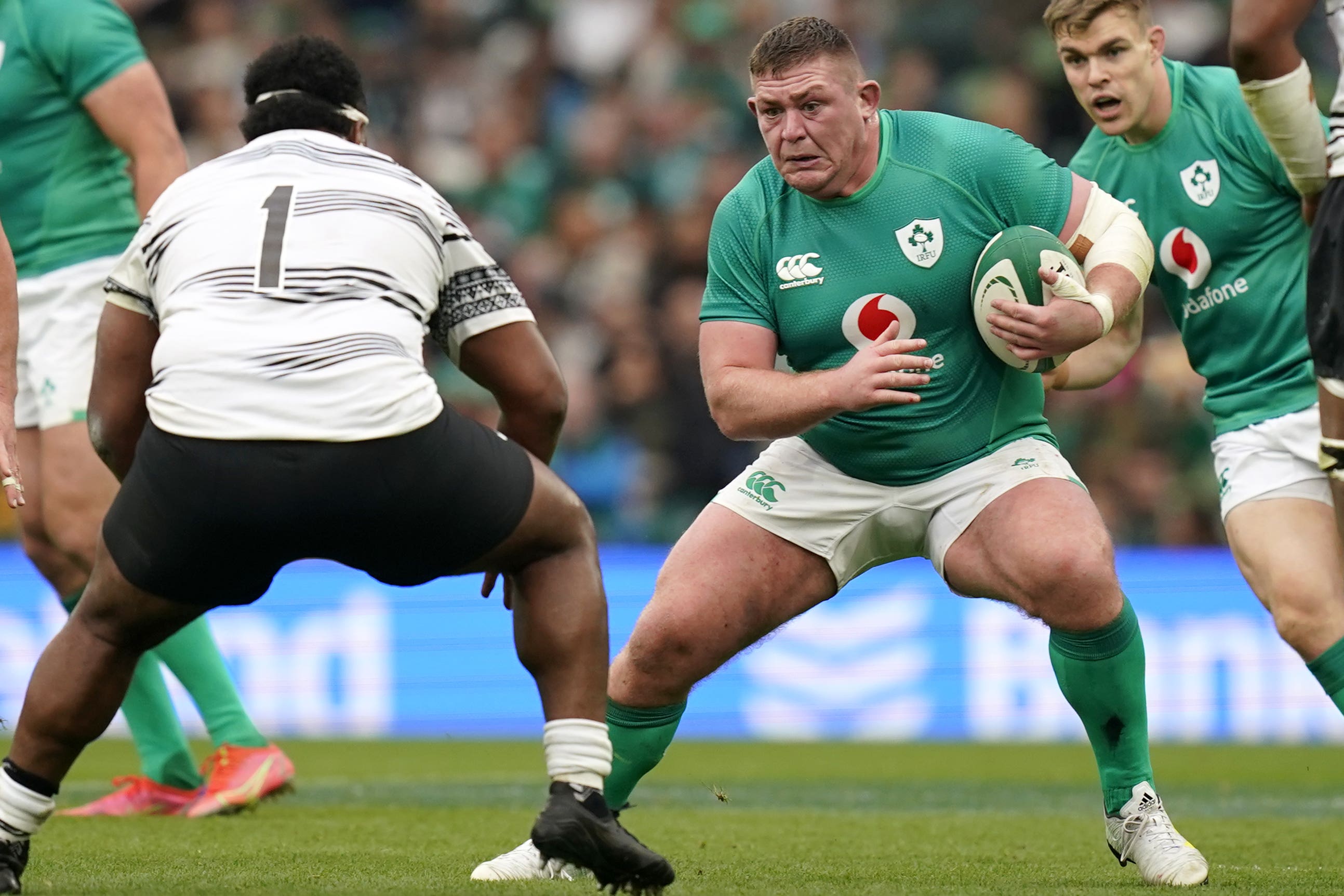 Tadhg Furlong became the 109th man to captain Ireland (Niall Carson/PA)