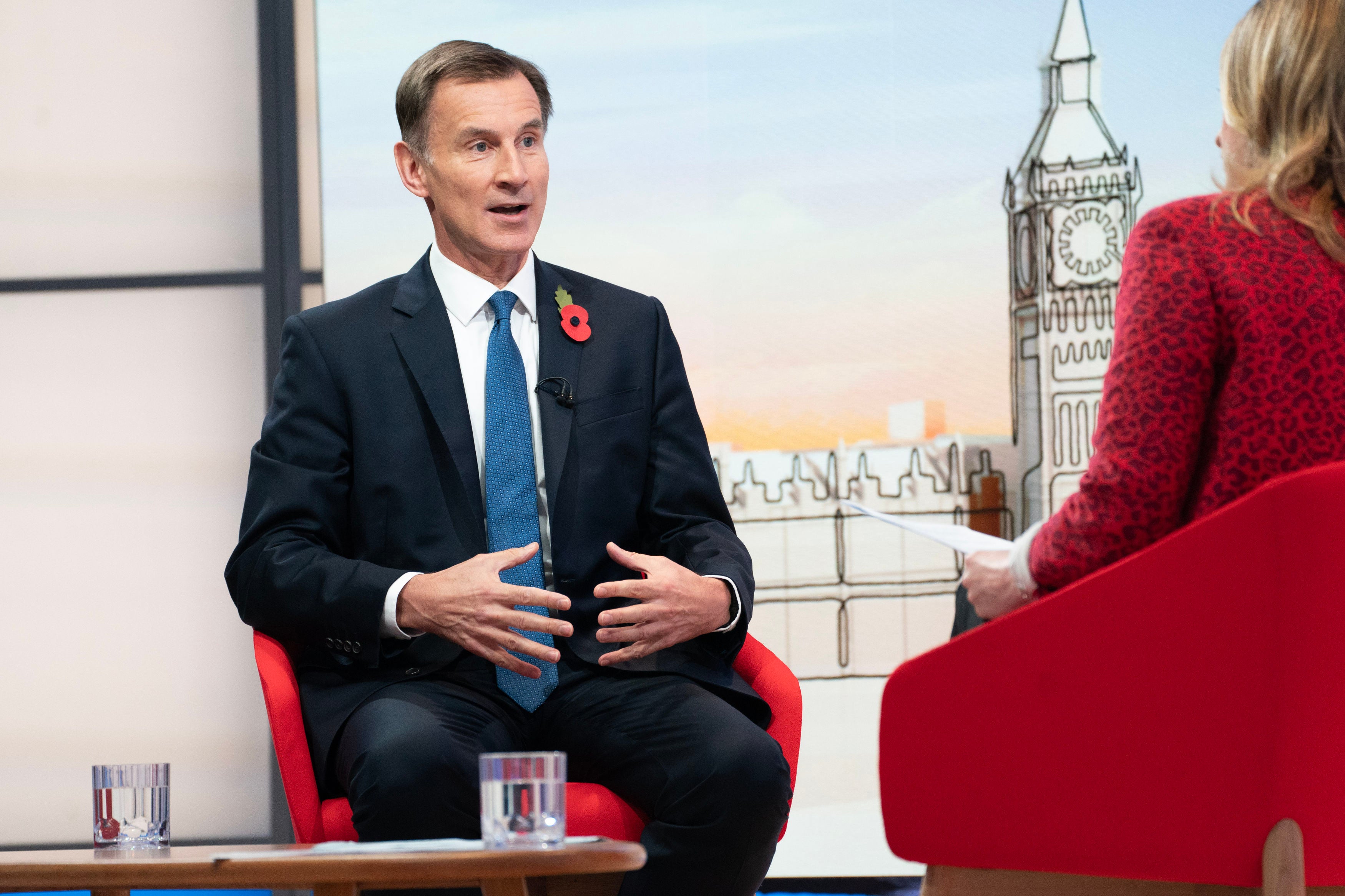 Jeremy Hunt said workers will pay more tax