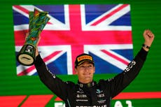 George Russell captures first F1 win as Lewis Hamilton completes Mercedes one-two at Brazilian Grand Prix