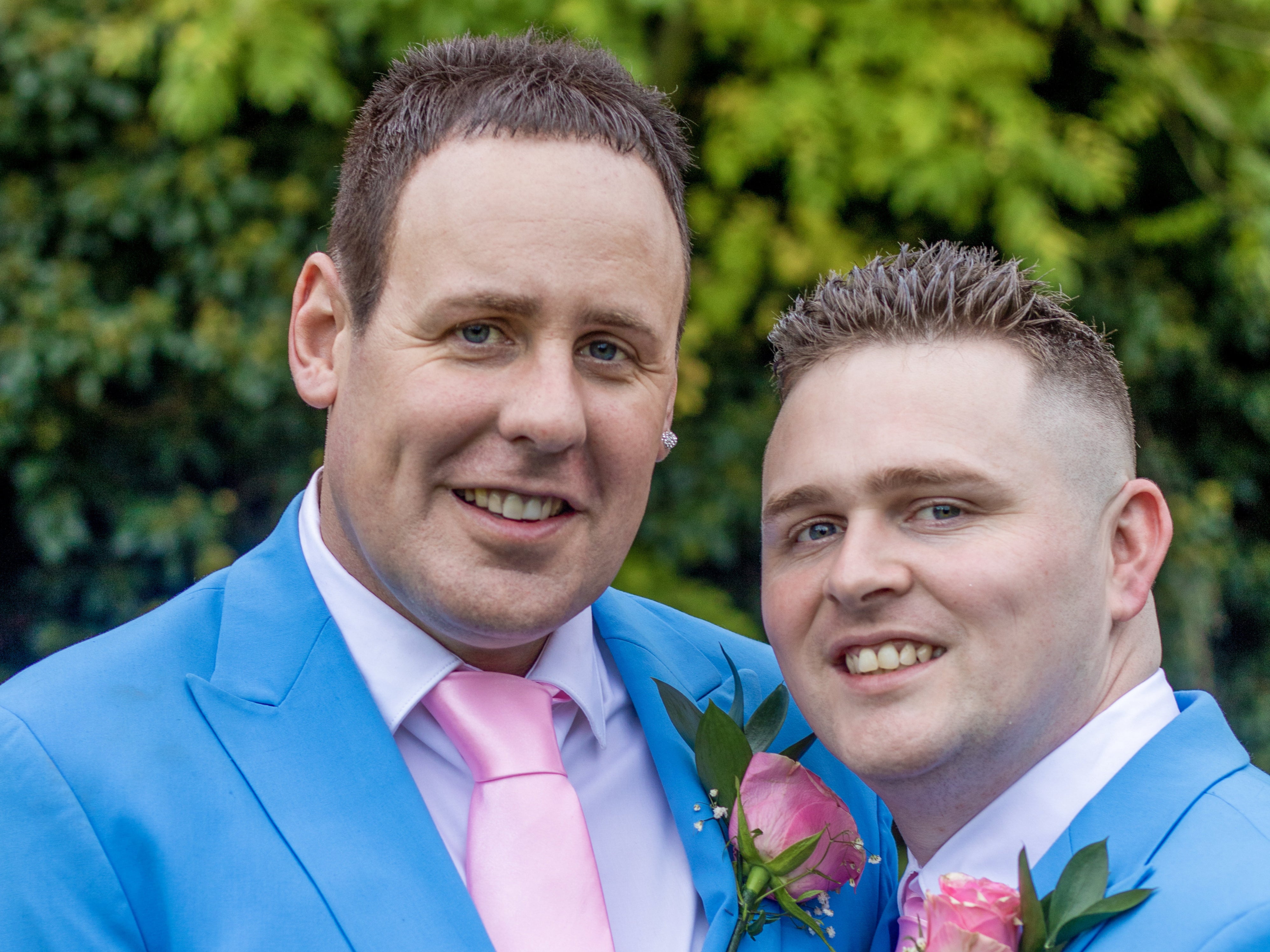 Shane Yerrell (left) and David Sparrey said they felt ‘overwhelmed’