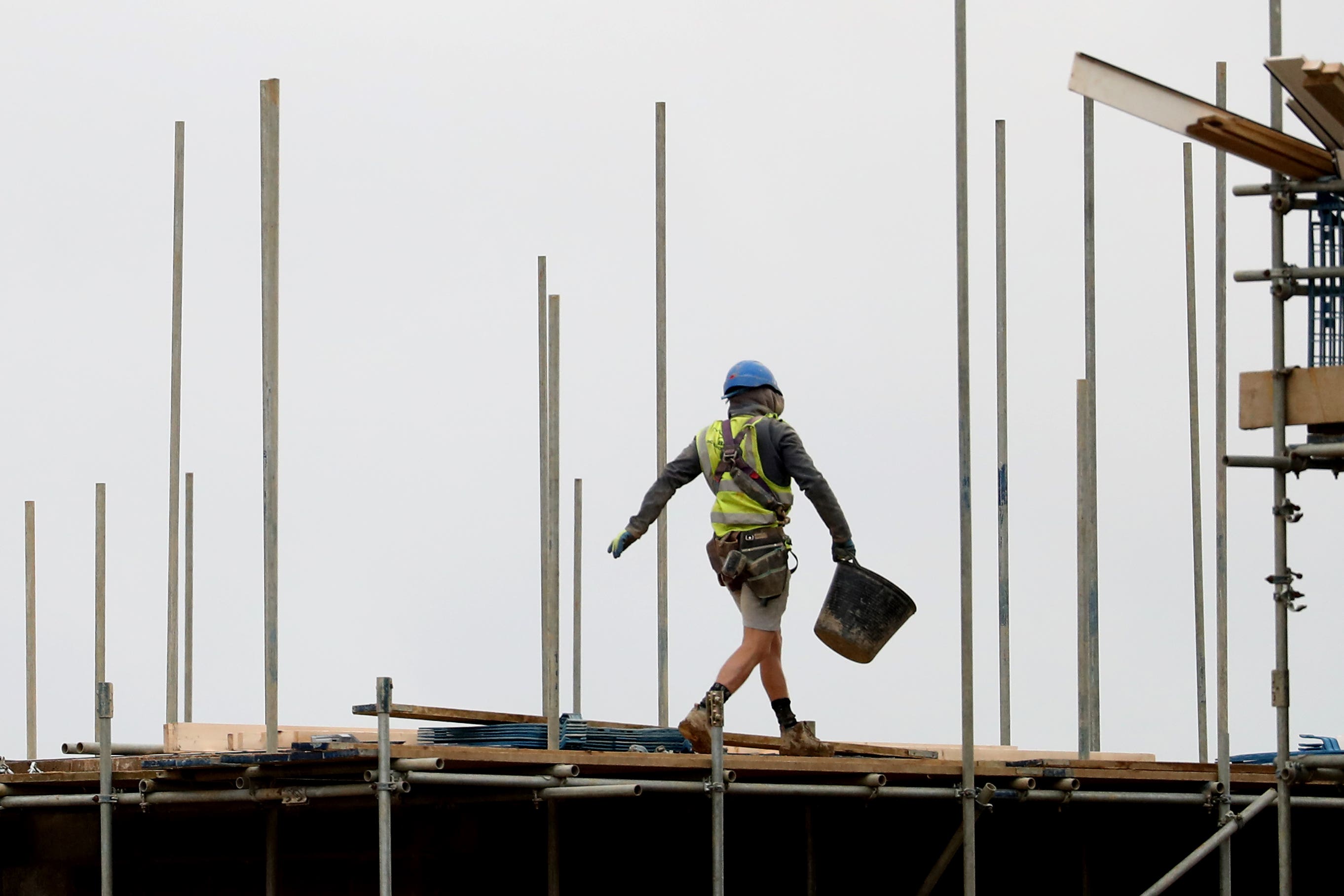 The number of new homes being registered was a third higher between July and September than in the same period a year earlier, according to the NHBC (Gareth Fuller/PA)