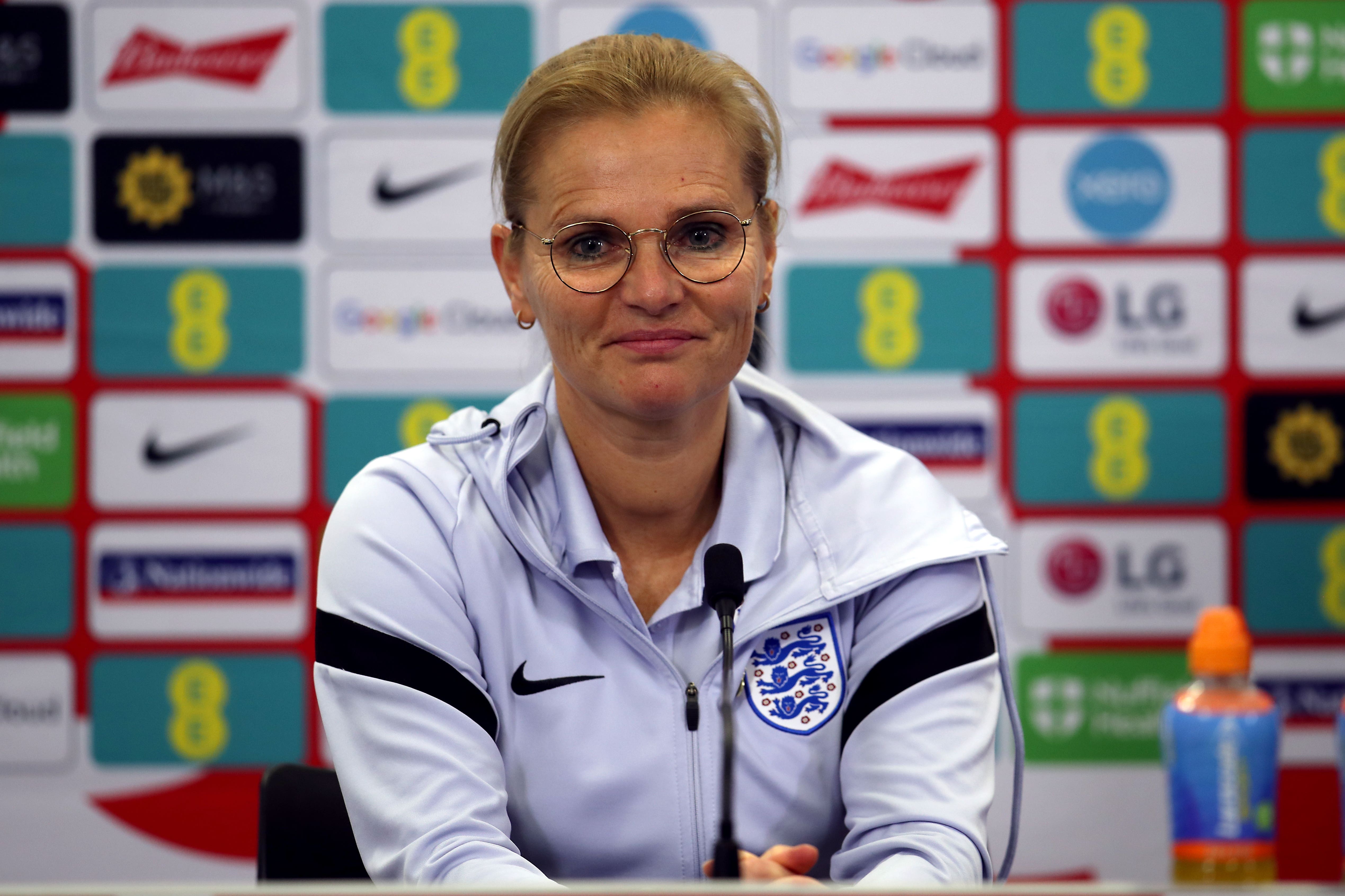 Sarina Wiegman wished the England men’s football team all the best as they prepare to head to Qatar for the World Cup (Simon Marper/PA)