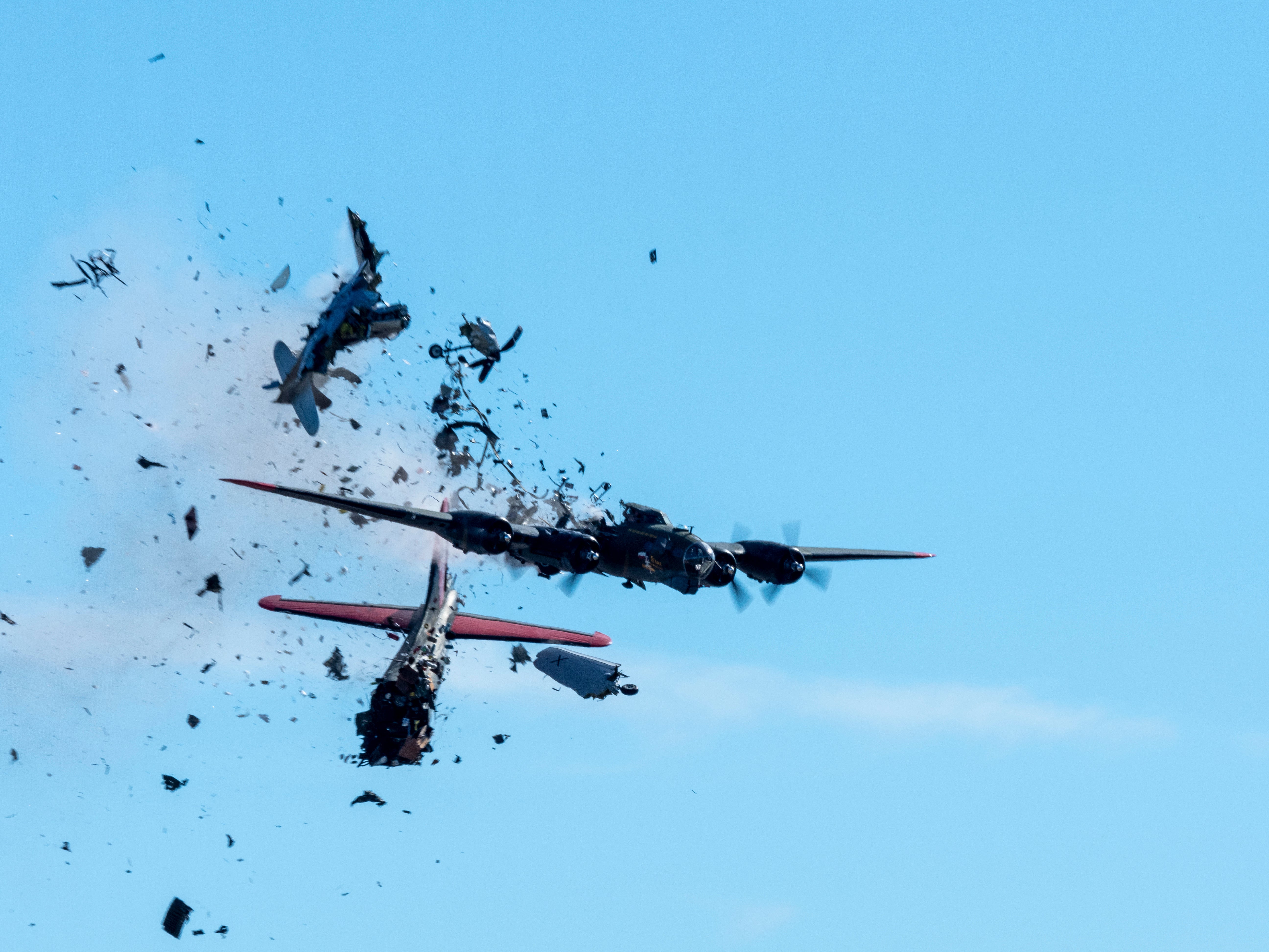 APTOPIX Dallas Air Show Crash