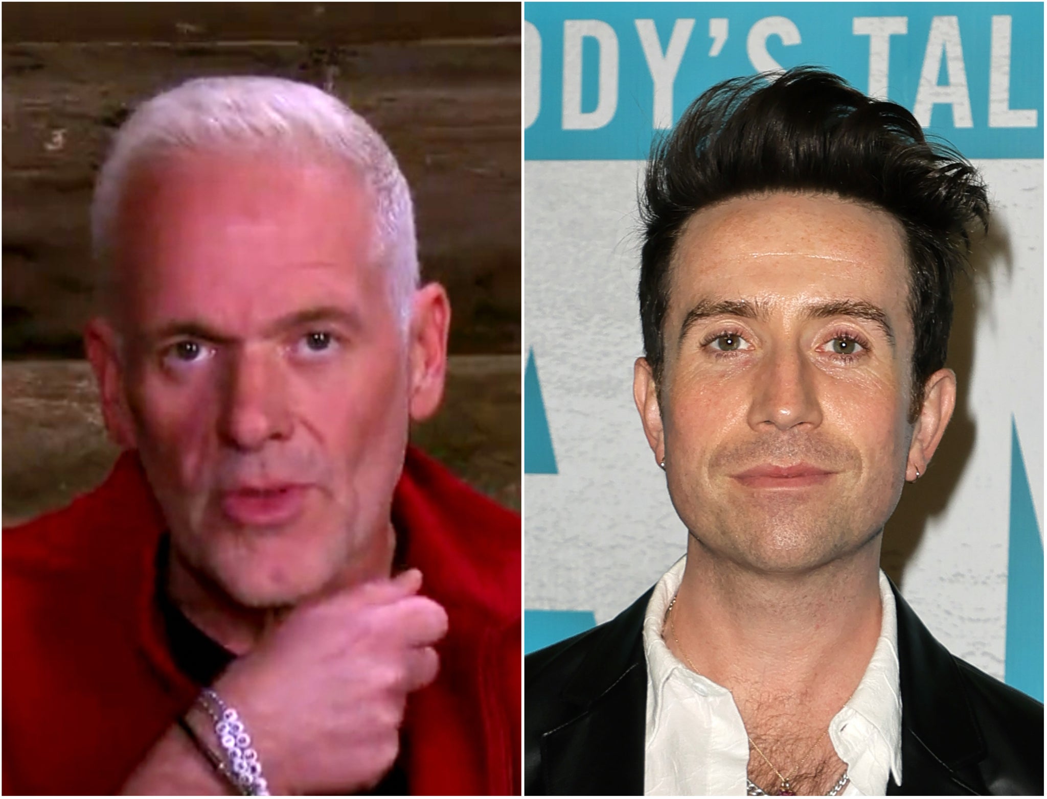 Chris Moyles (left) and Nick Grimshaw