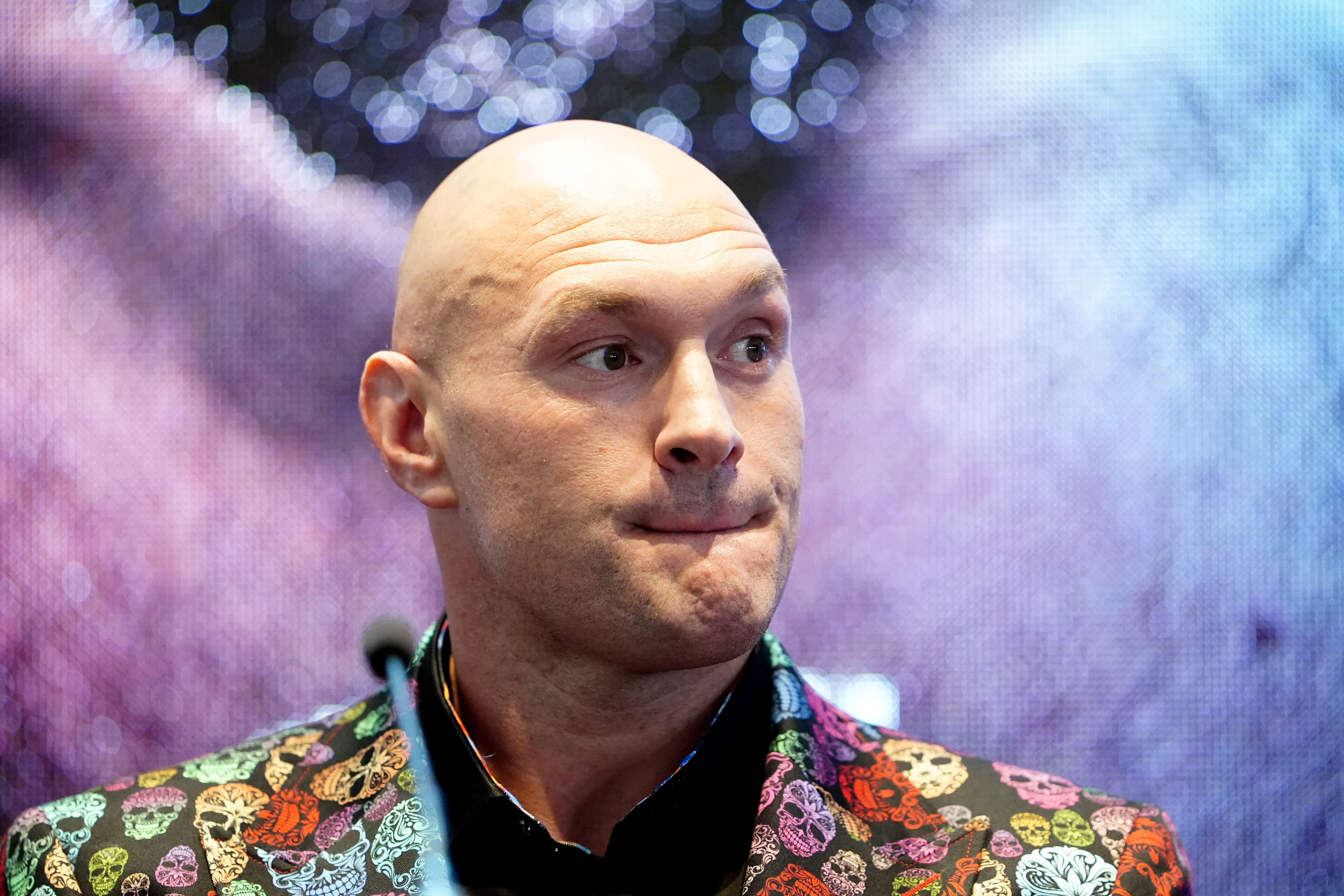 Tyson Fury has admitted he lacked a purpose in life without boxing (Zac Goodwin/PA)