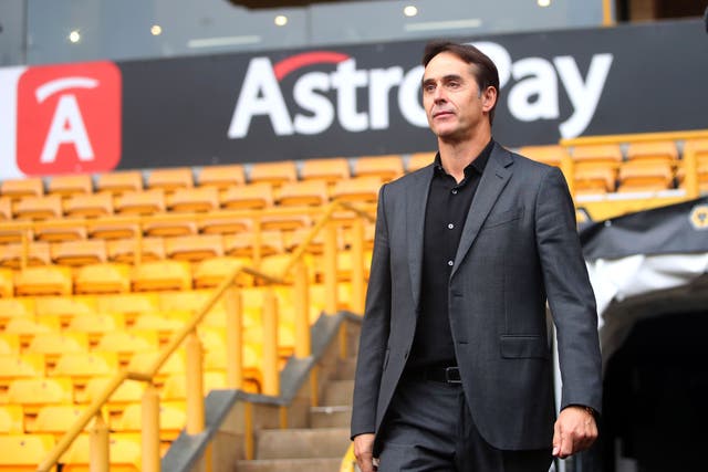 Wolves boss Julen Lopetegui has signed a three-year deal. (Simon Marper/PA)