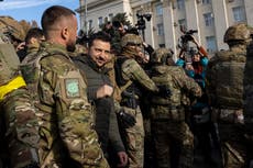 Ukraine news – live: We must fight ‘a while longer’ for victory, says Zelensky at G20