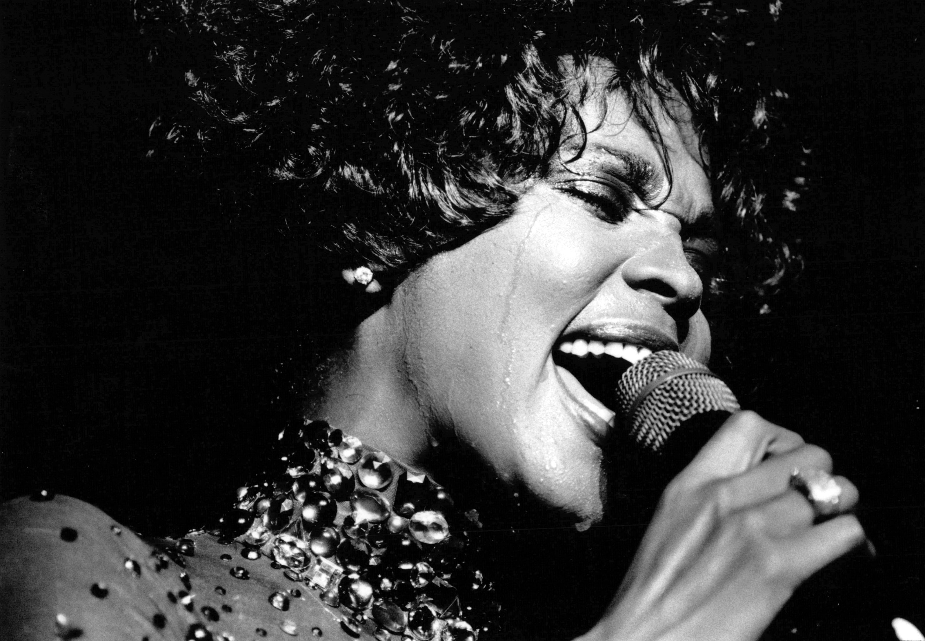 Whitney Houston performing for the I’m Your Baby Tonight World Tour, 1991.