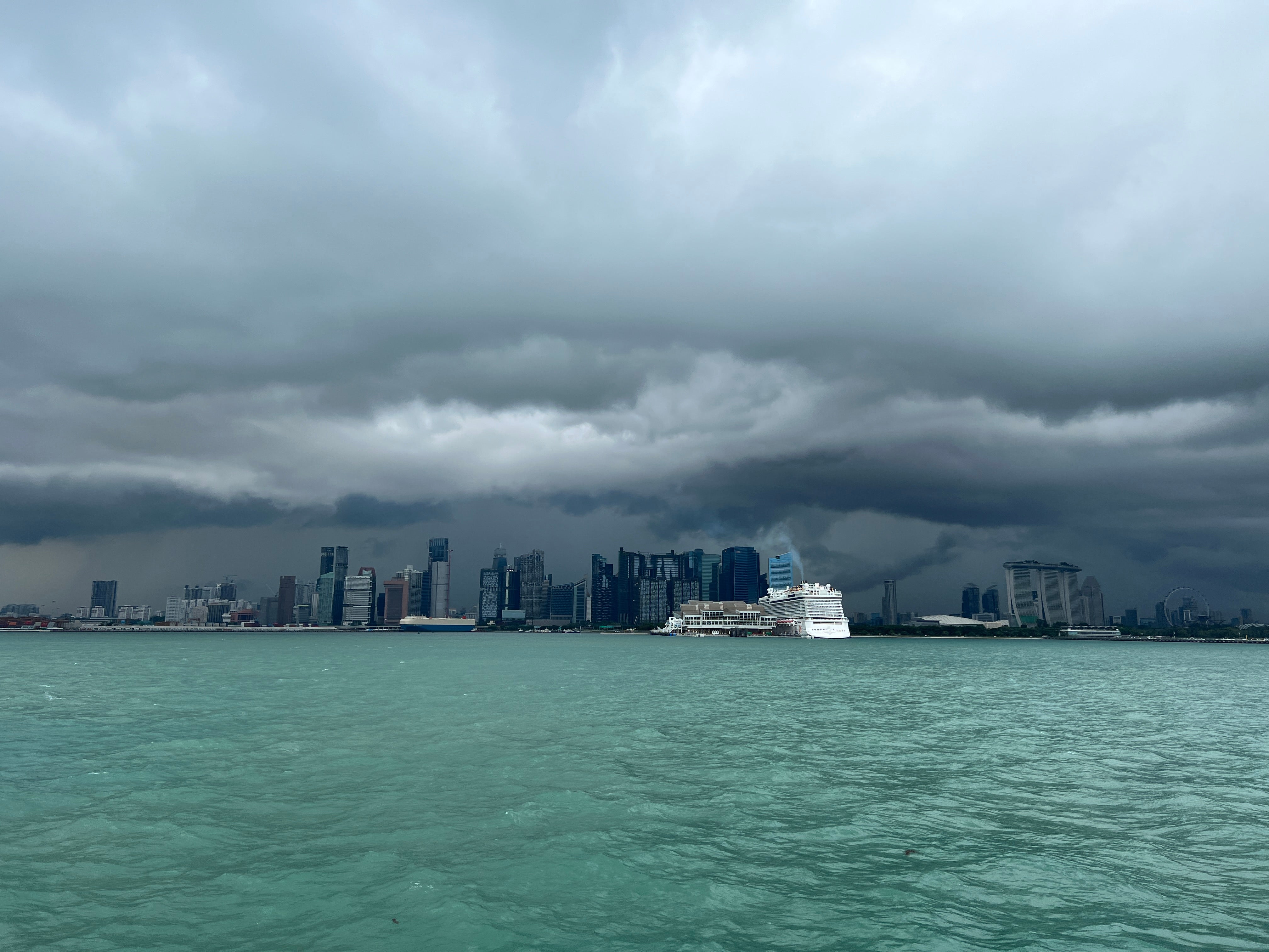 A bit of weather above Singapore