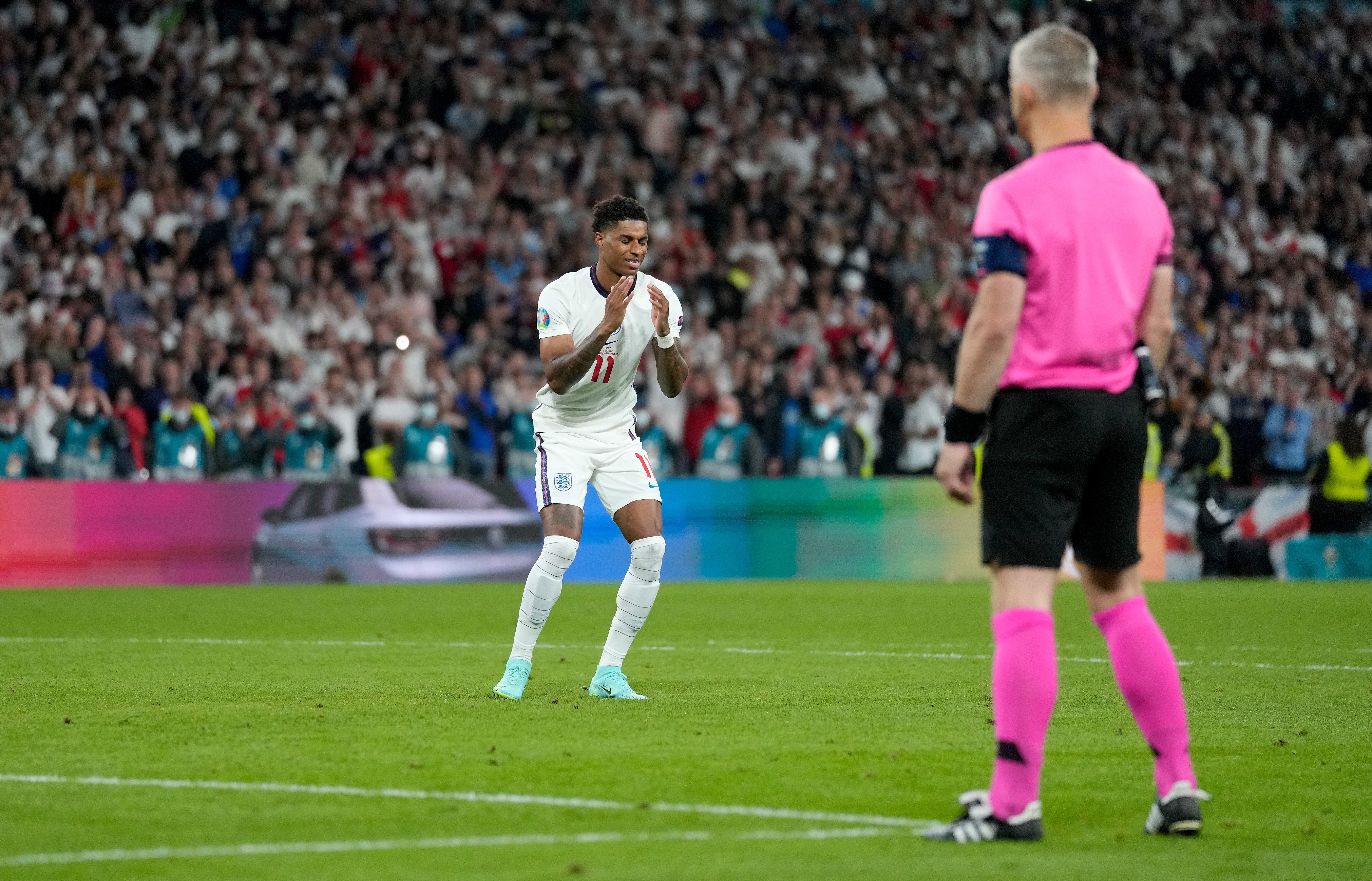 Marcus Rashford missed his penalty in the Euros final