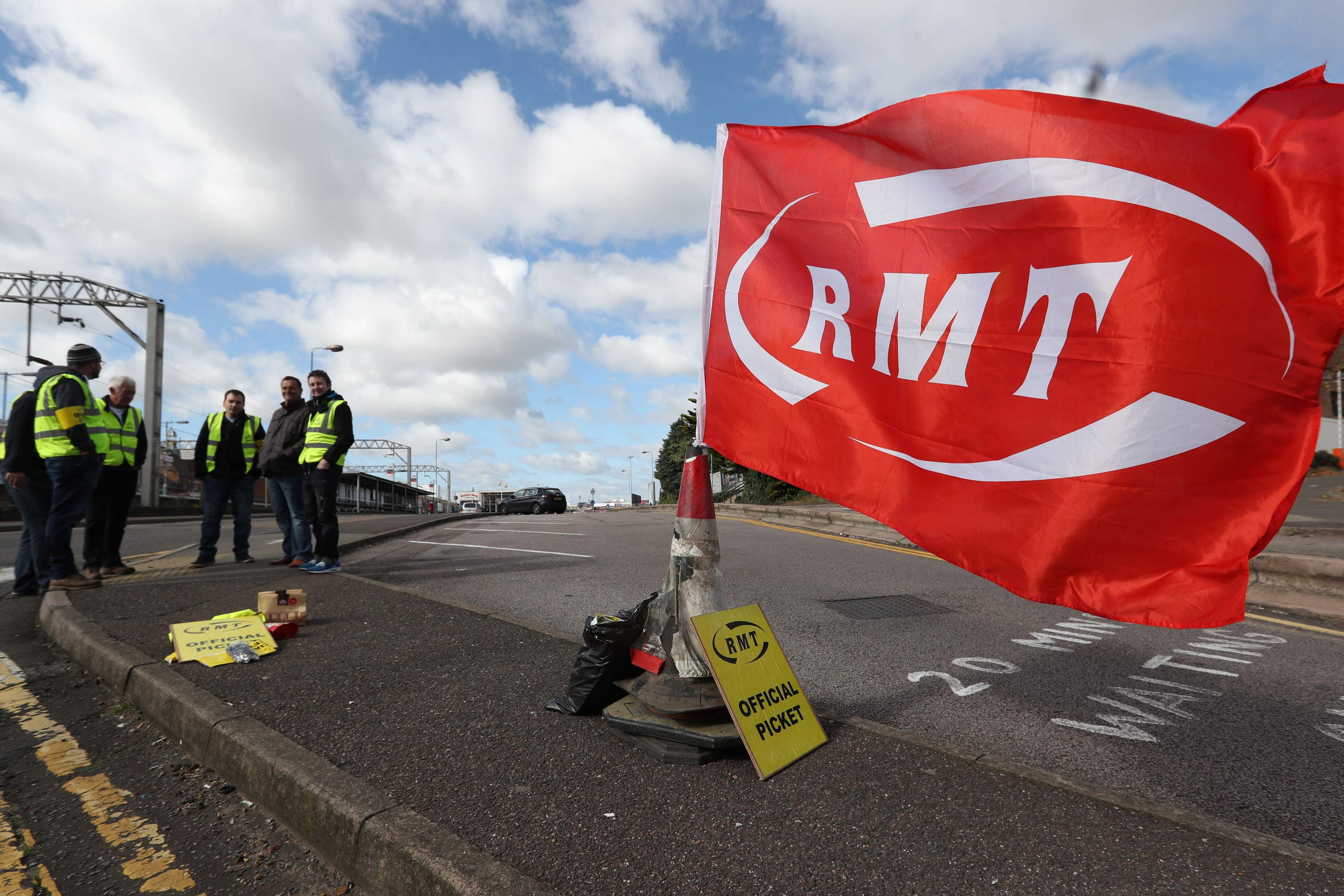 Members of the RMT have voted to continue taking industrial action in the long-running dispute over jobs, pay and conditions (Jonathan Brady/PA)