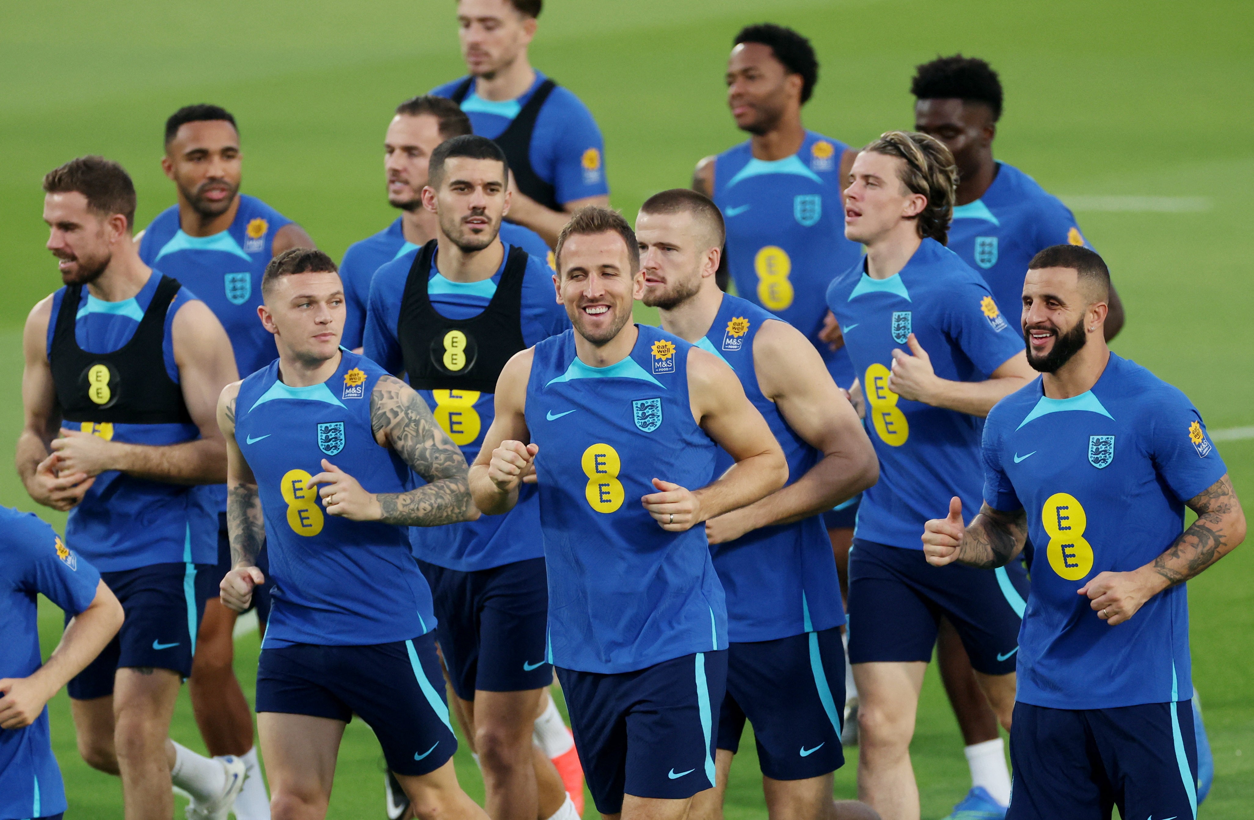 The Three Lions’ campaign begins against Iran on Monday