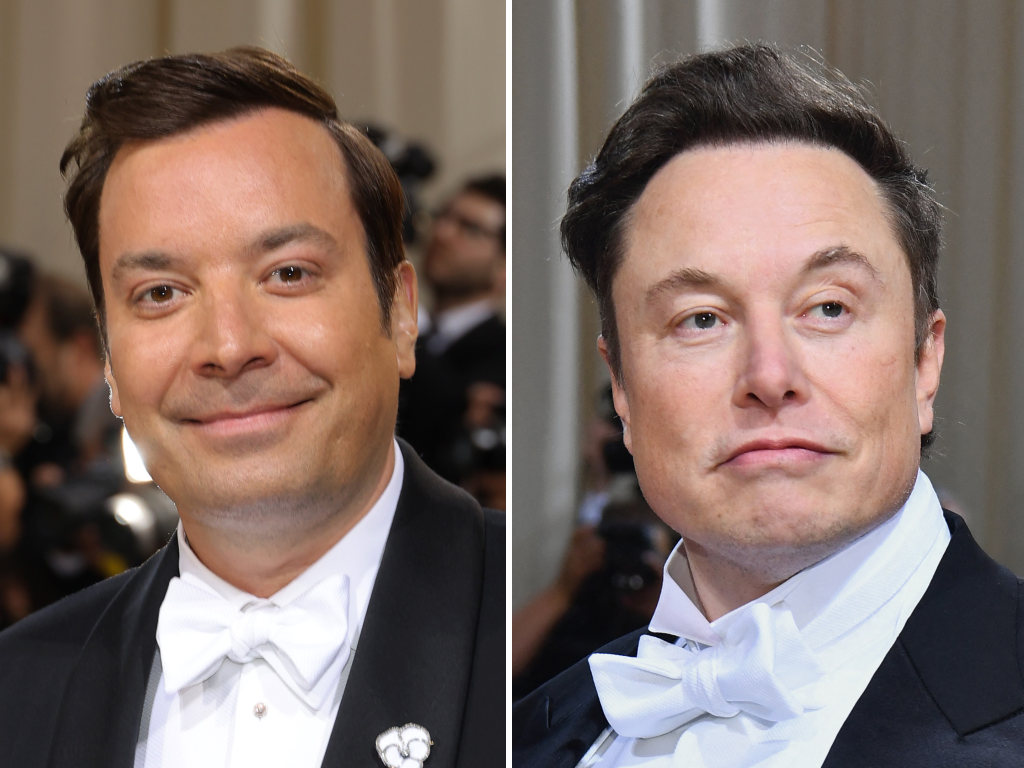 Jimmy Fallon and Elon Musk