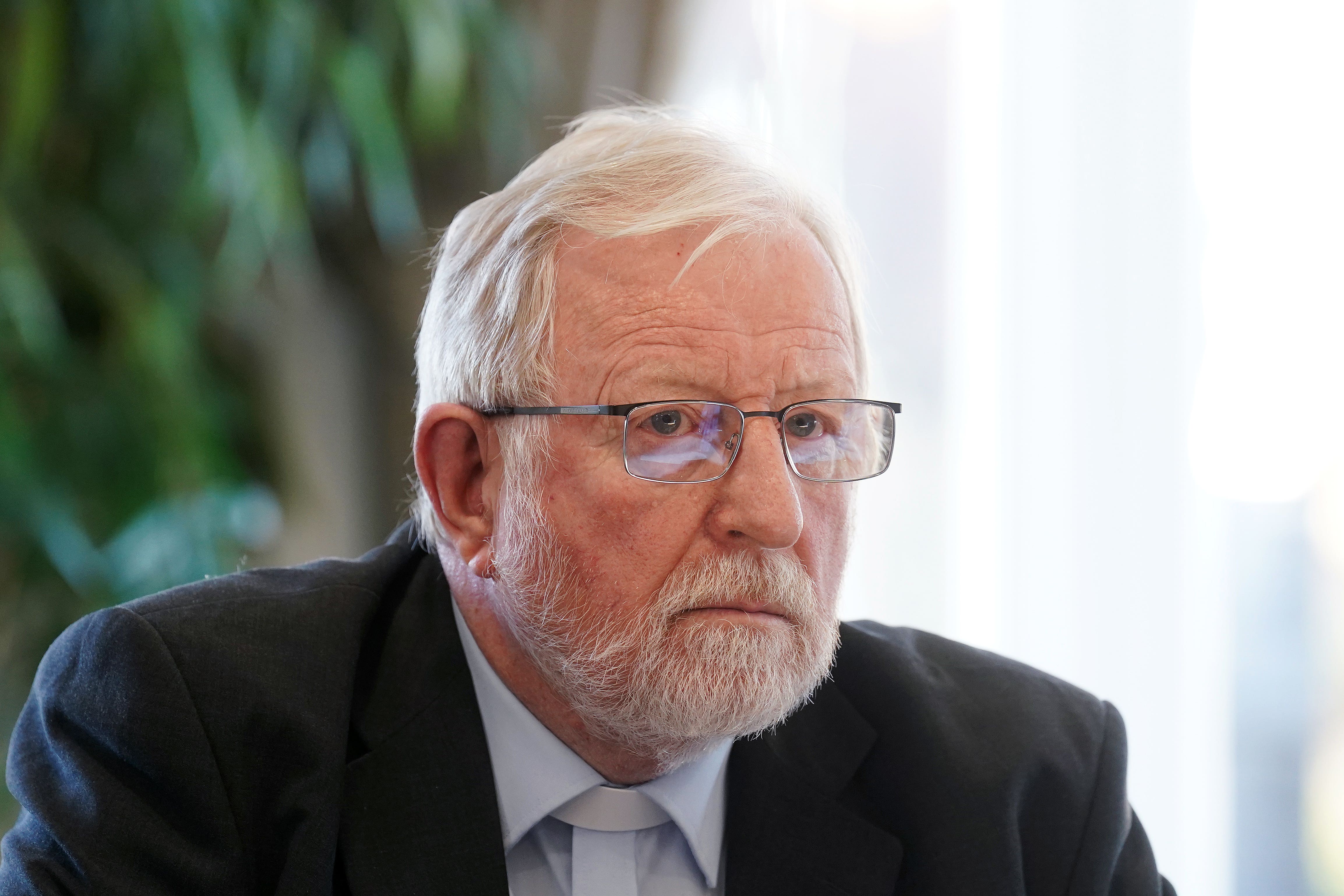 Father Martin Kelly at a joint news briefing with the Spiritans in Ireland and Blackrock past pupils (Brian Lawless/PA)