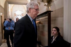 Senate Republicans re-elect Mitch McConnell as minority leader