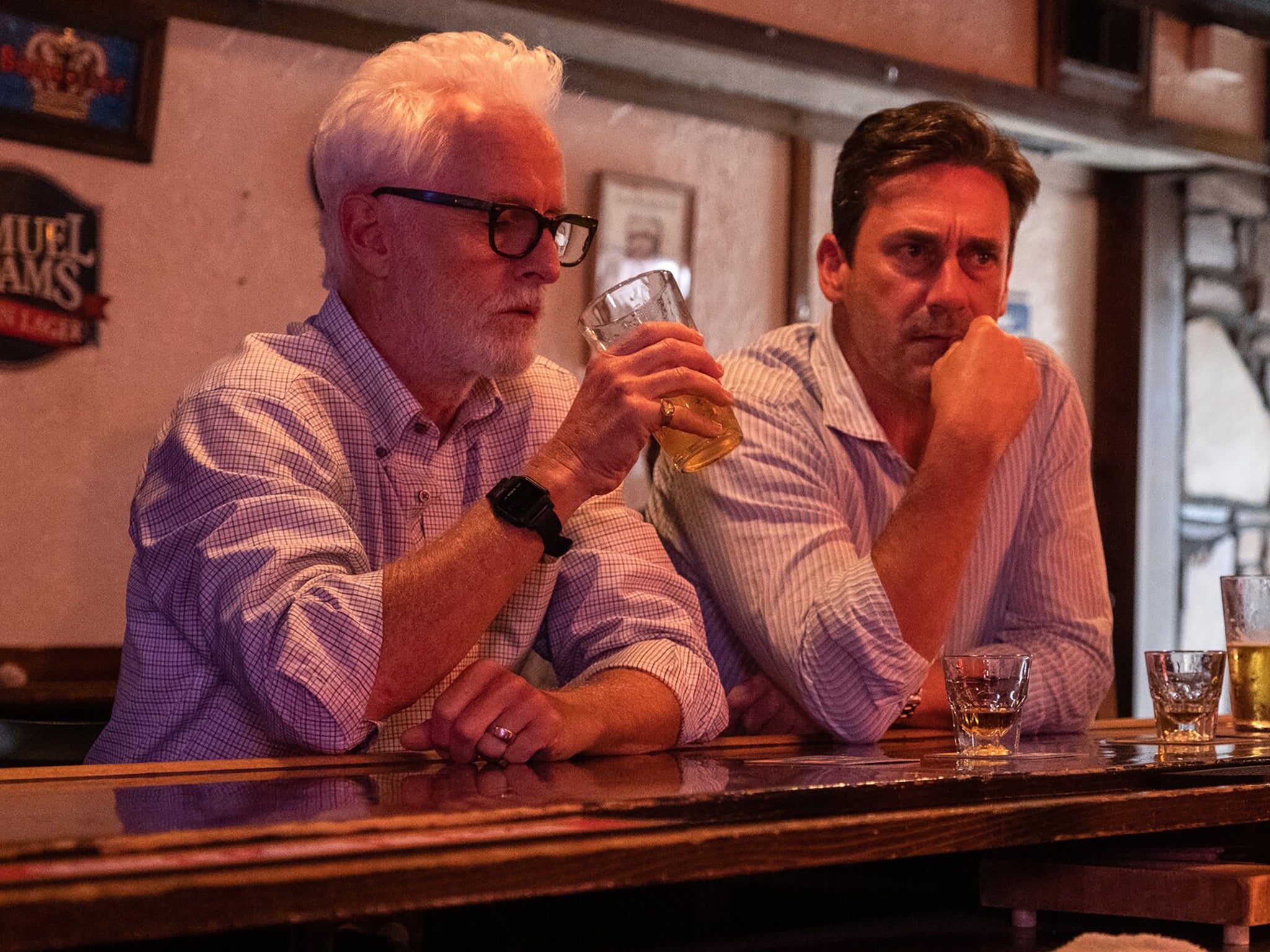 John Slattery and Jon Hamm in ‘Confess, Fletch'