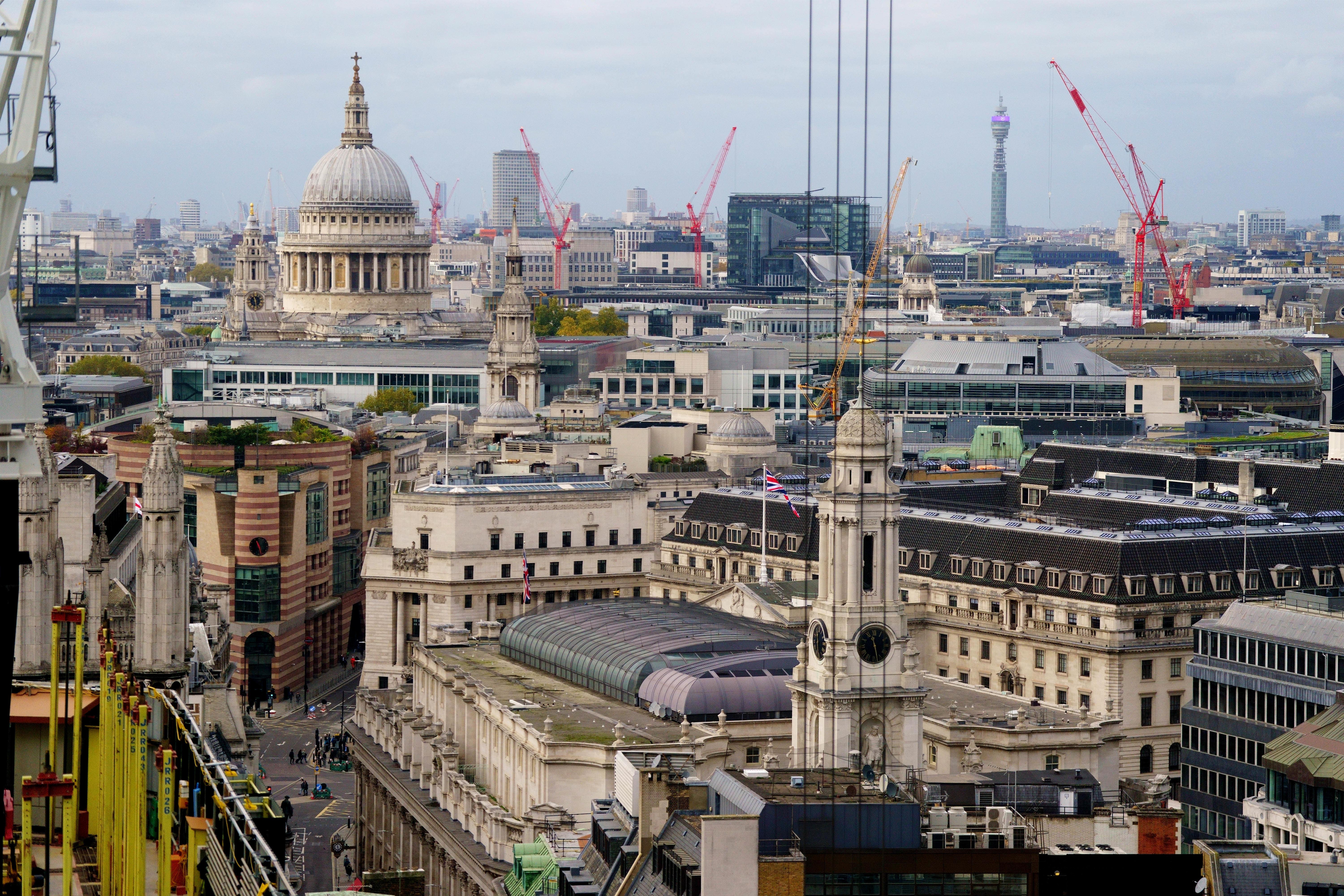 Shares dropped in London on Wednesday (Victoria Jones/PA)