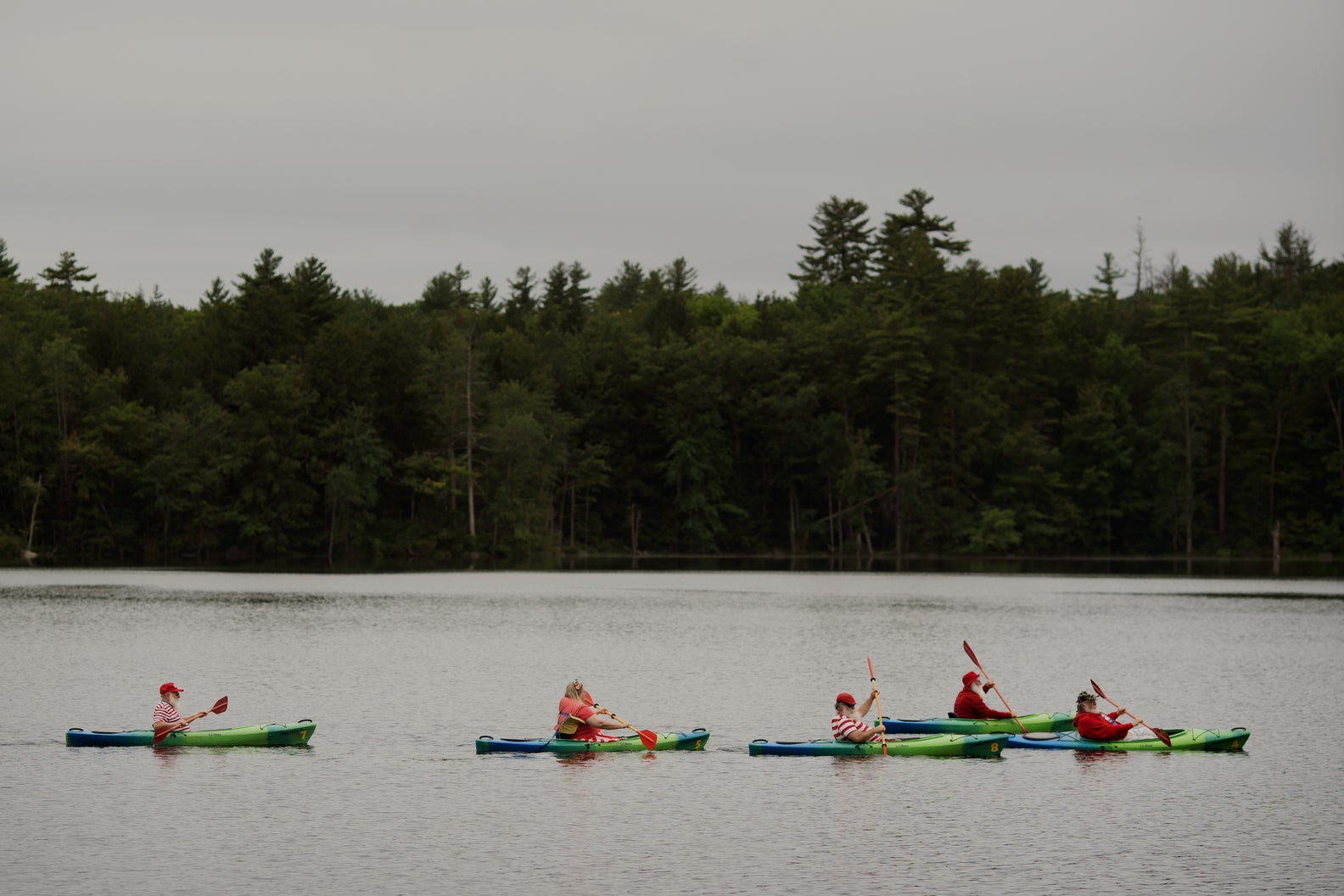 Santa Camp participates not only take classes about practical matters but also enjoy fun outdoor activities over three days in August