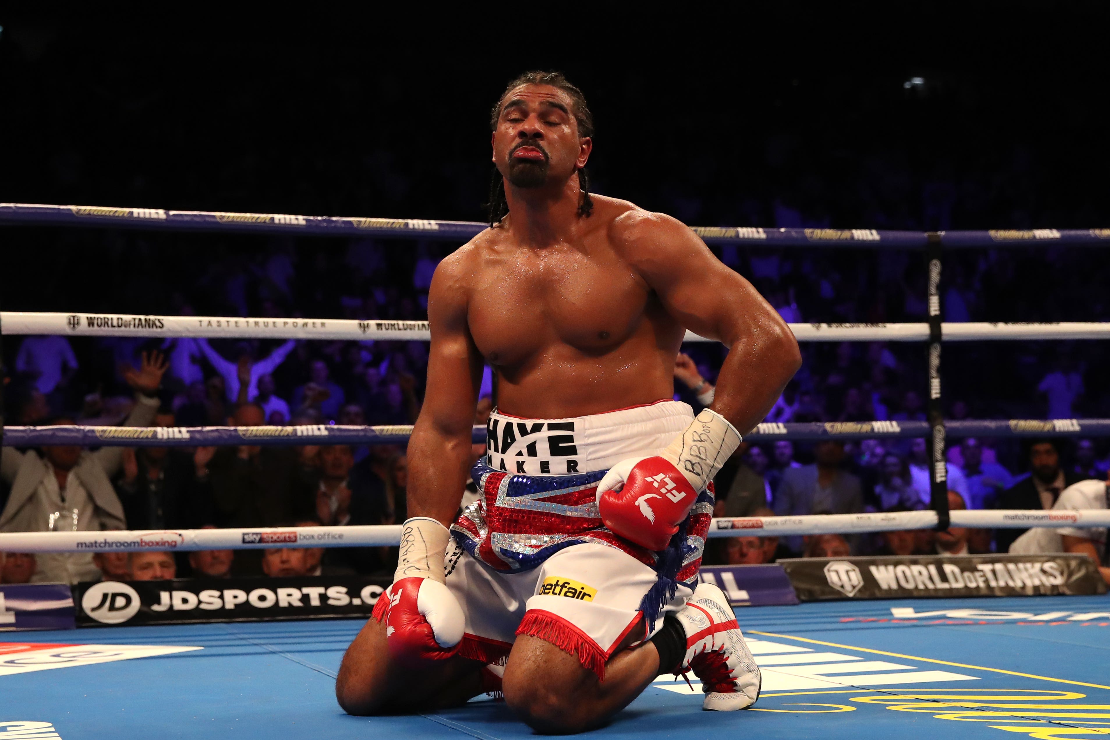 David Haye was advised to retire on this day in 2013 (Nick Potts/PA)