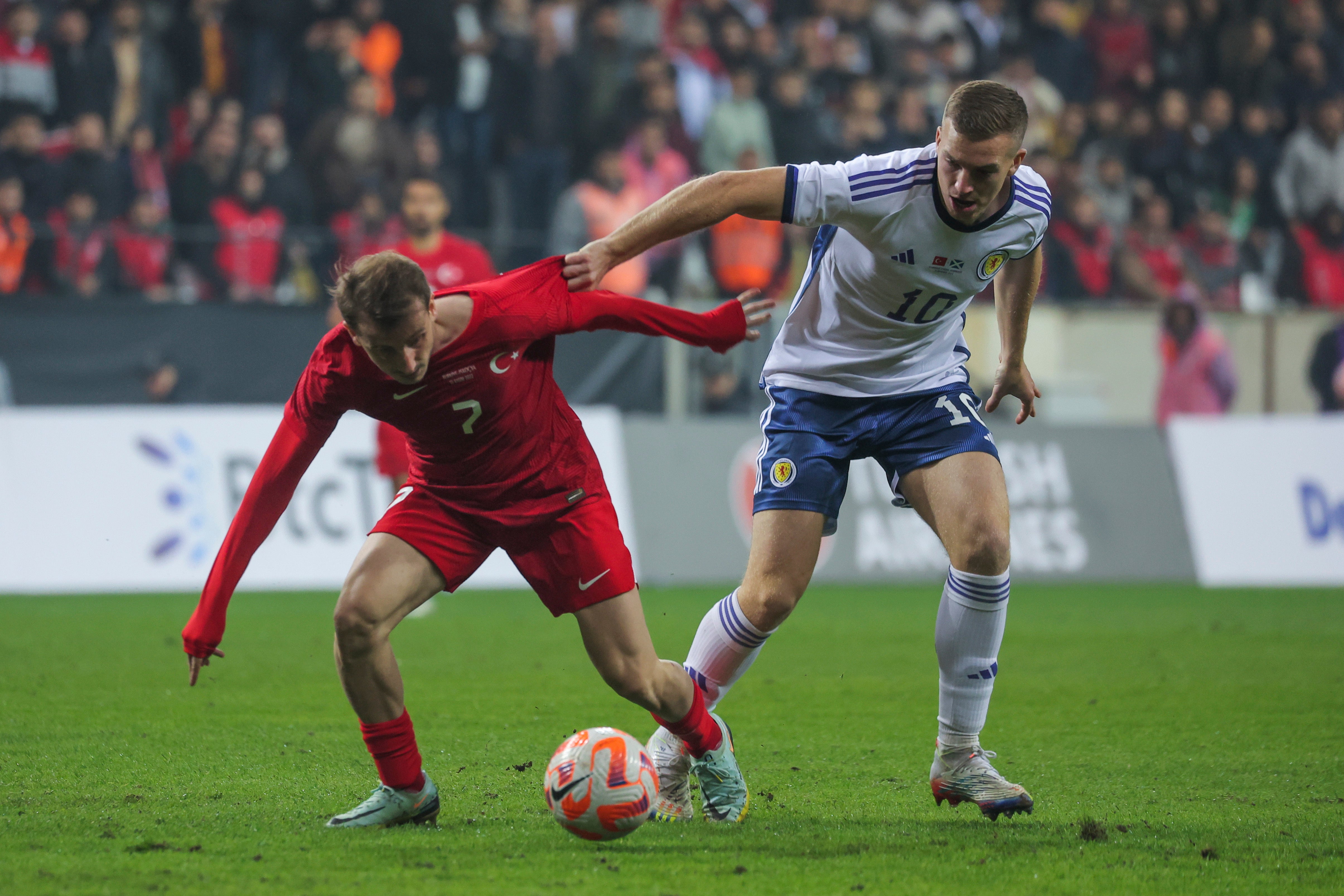 Scotland lost for the first time in five games on Wednesday evening