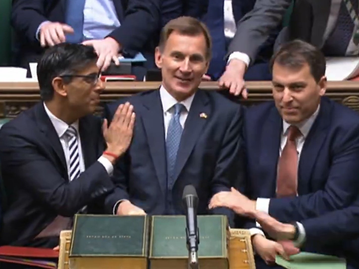 Hunt said he had delivered a ‘balanced plan for stability’