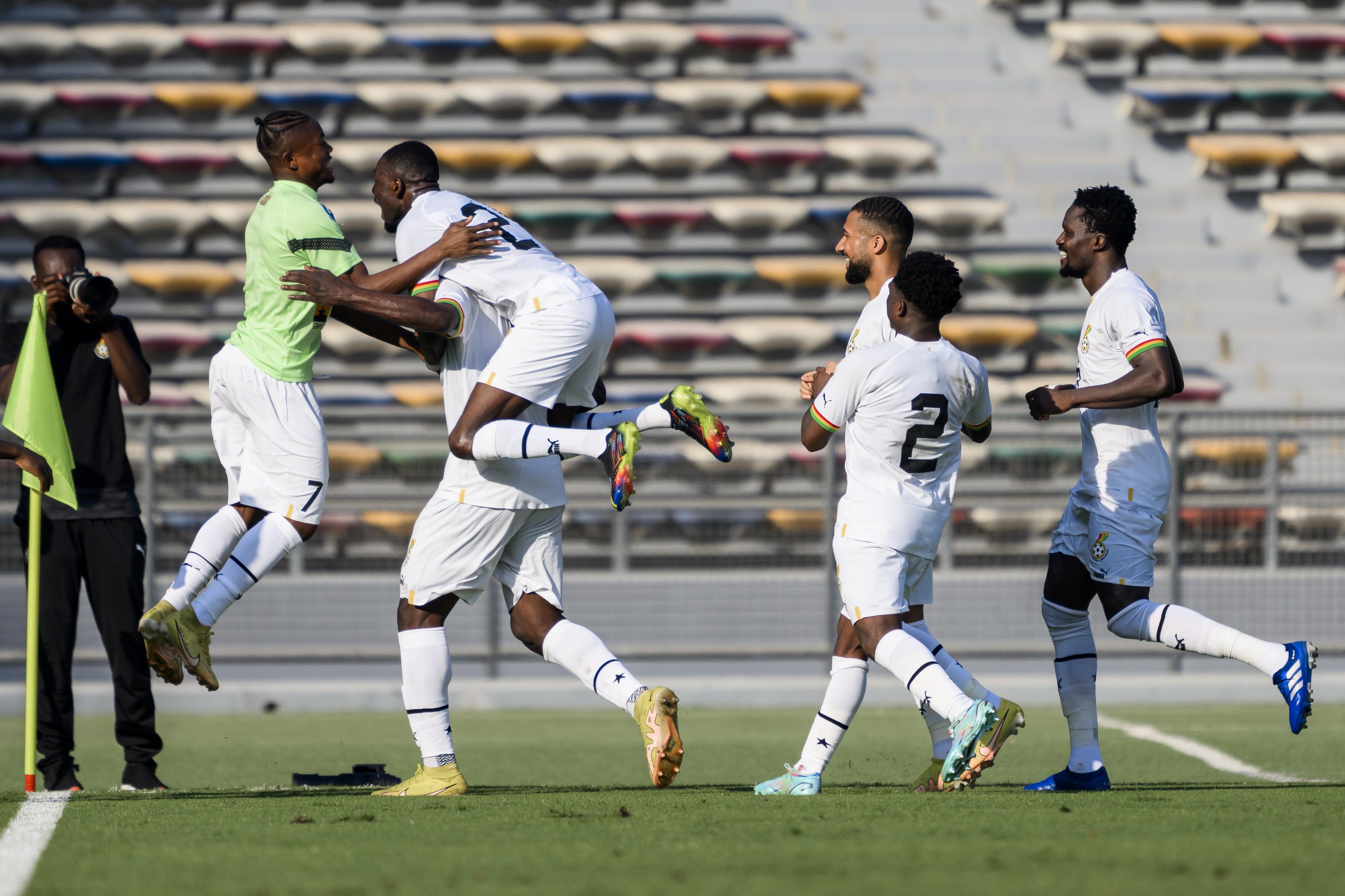 Mohammed Salisu and Antoine Semenyo scored two goals in four second-half minutes in Doha