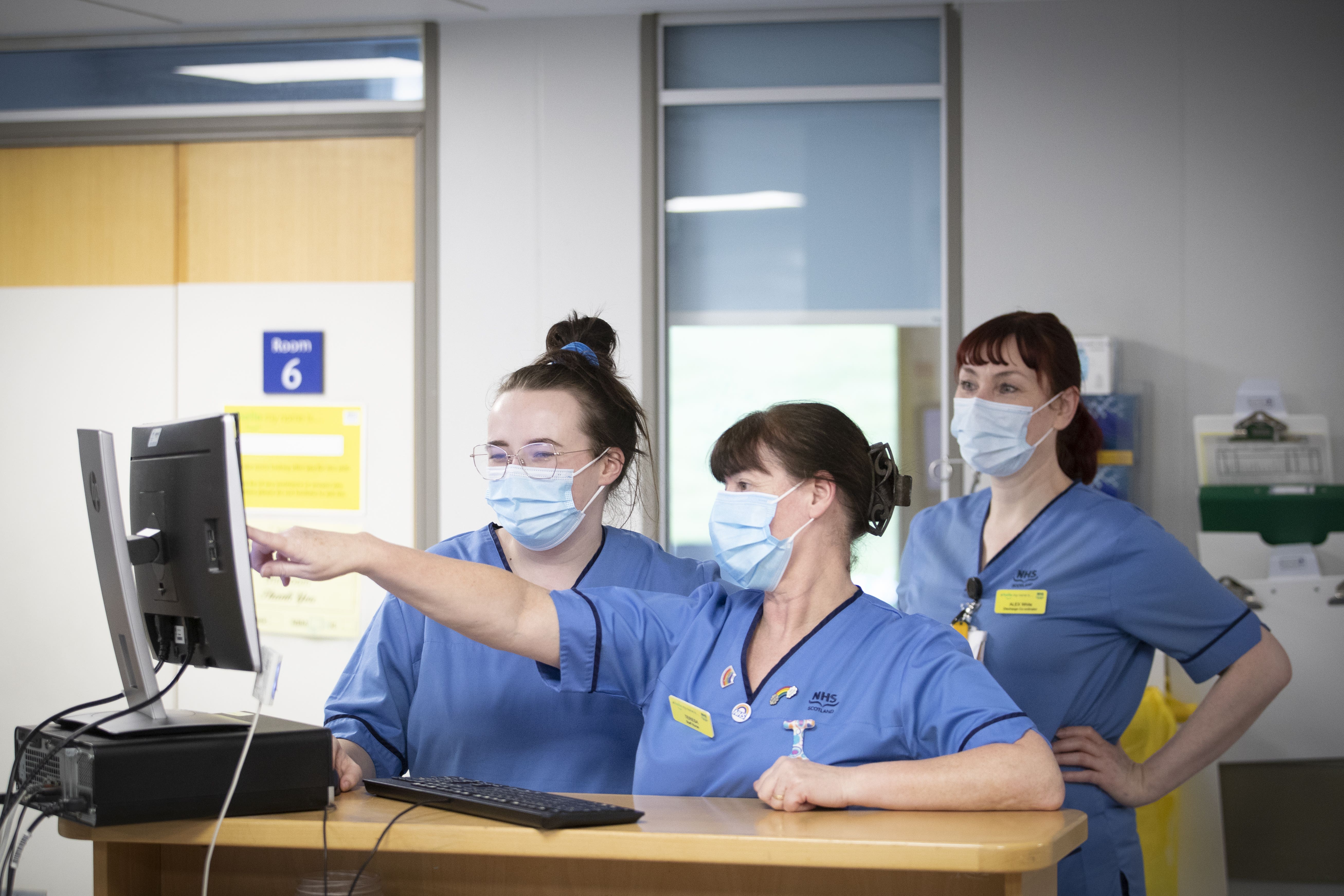 Nurses, teachers and lecturers are threatening strike action in the coming weeks (PA)