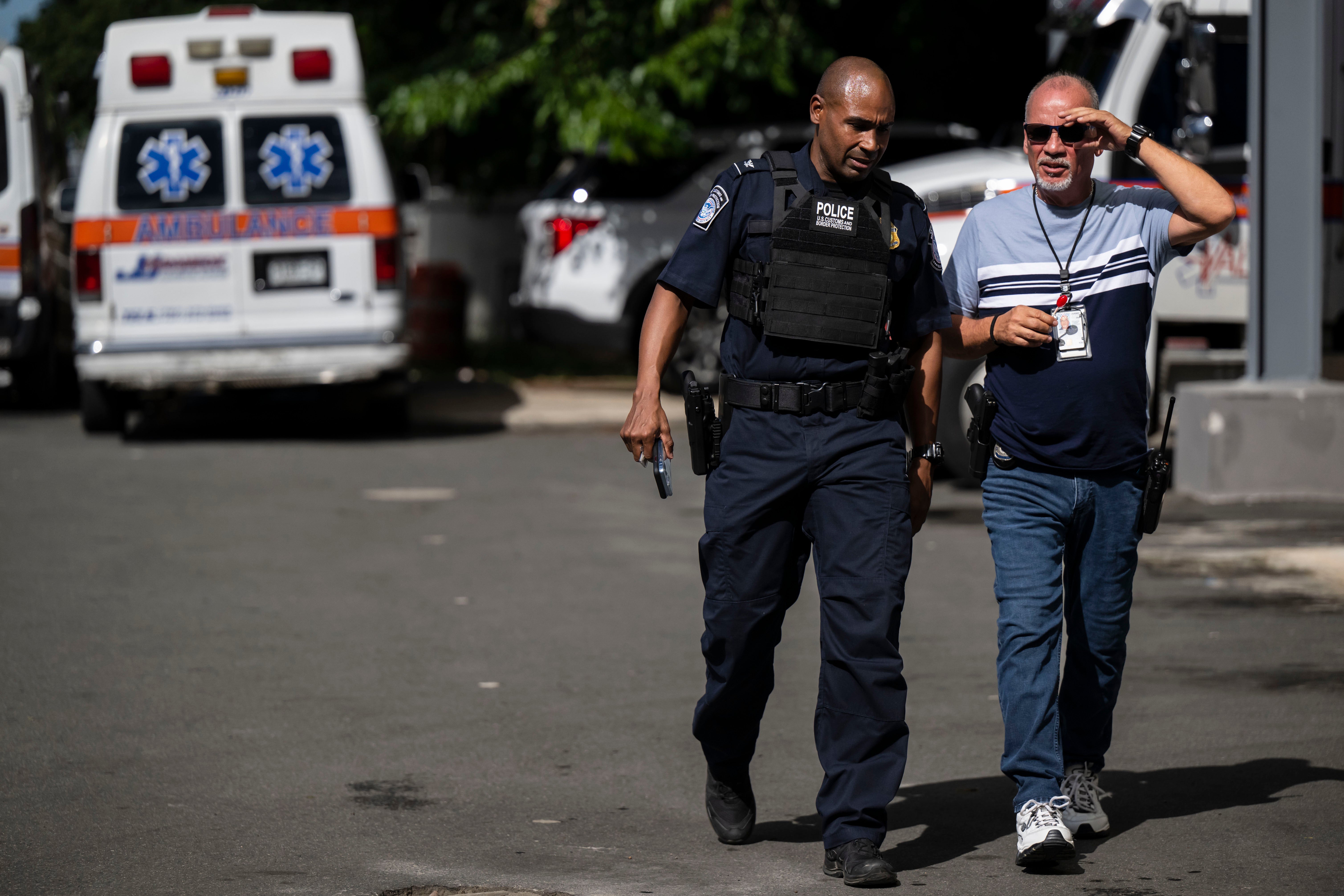 Puerto Rico US Customs Agents Shot