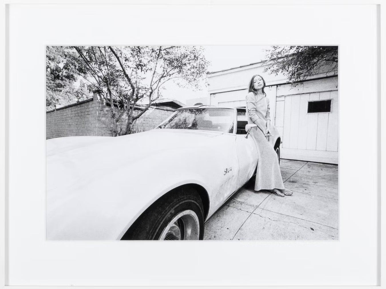 Framed portrait of Joan Didion taken by Julian Wasser