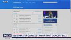 Ticketmaster cancels public sale of Taylor Swift concert tickets