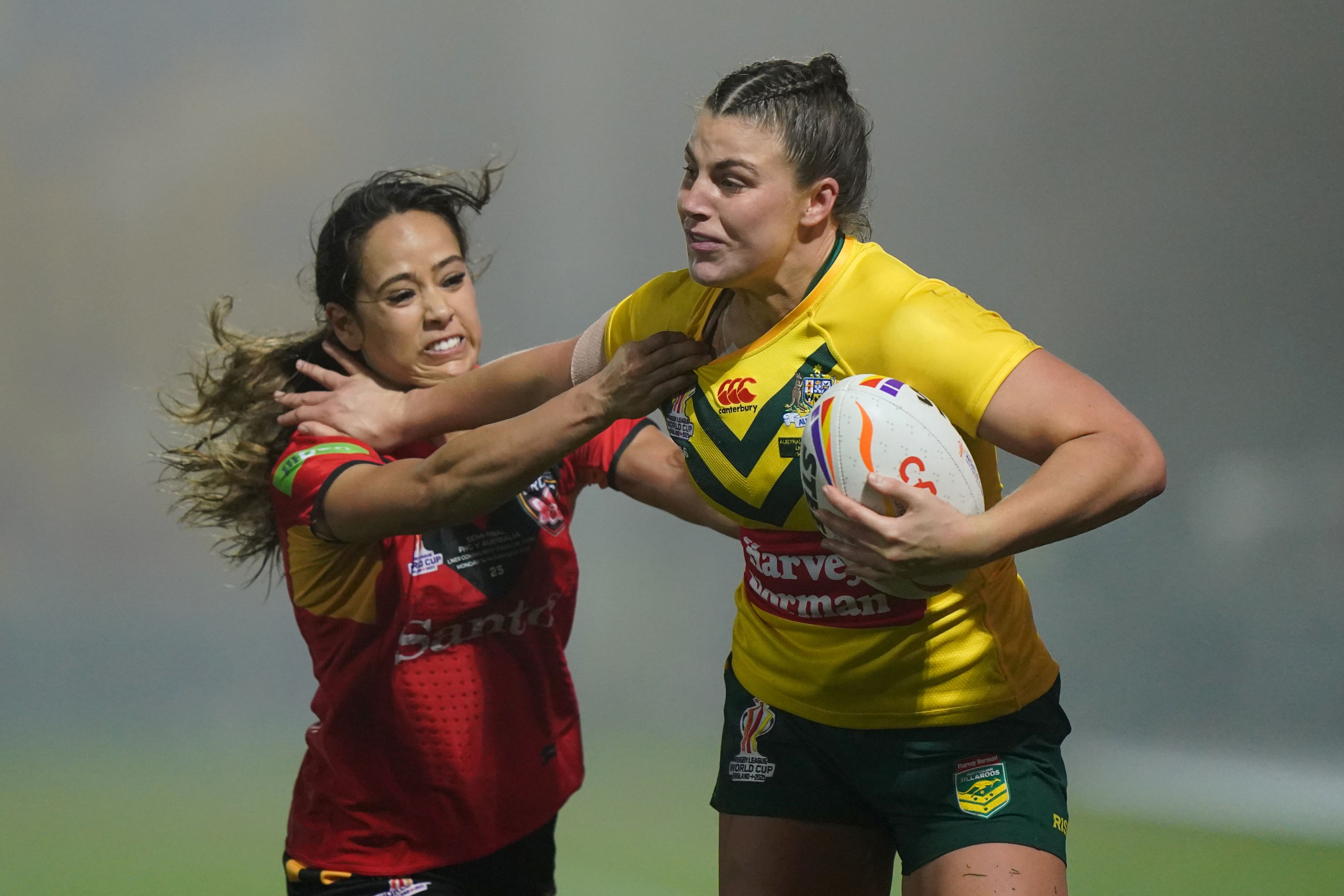 Australia are favourites to retain the women’s Rugby League World Cup (Tim Goode/PA)