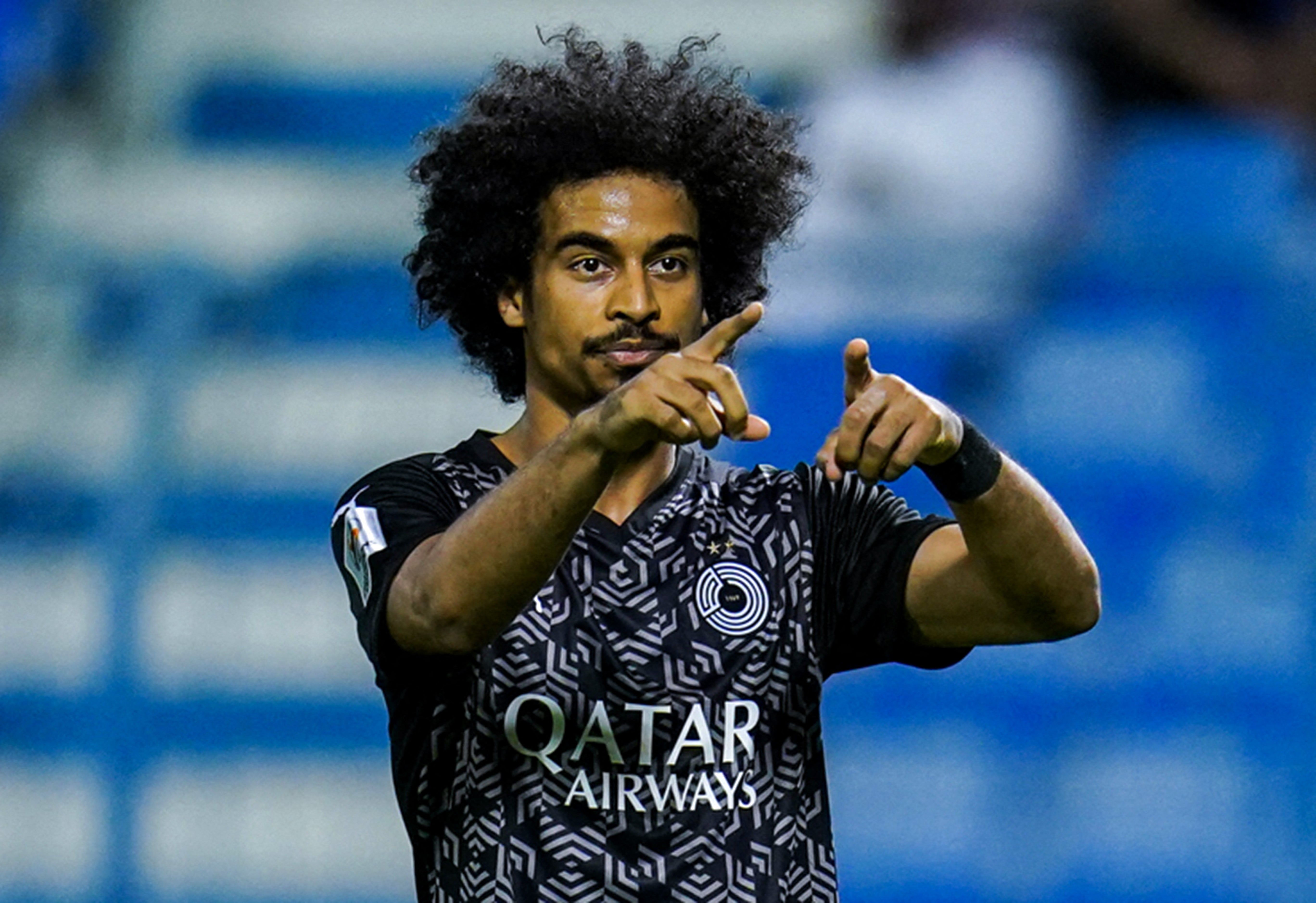 Qatar’s hopes of navigating a tricky group rest largely on forward Akram Afif