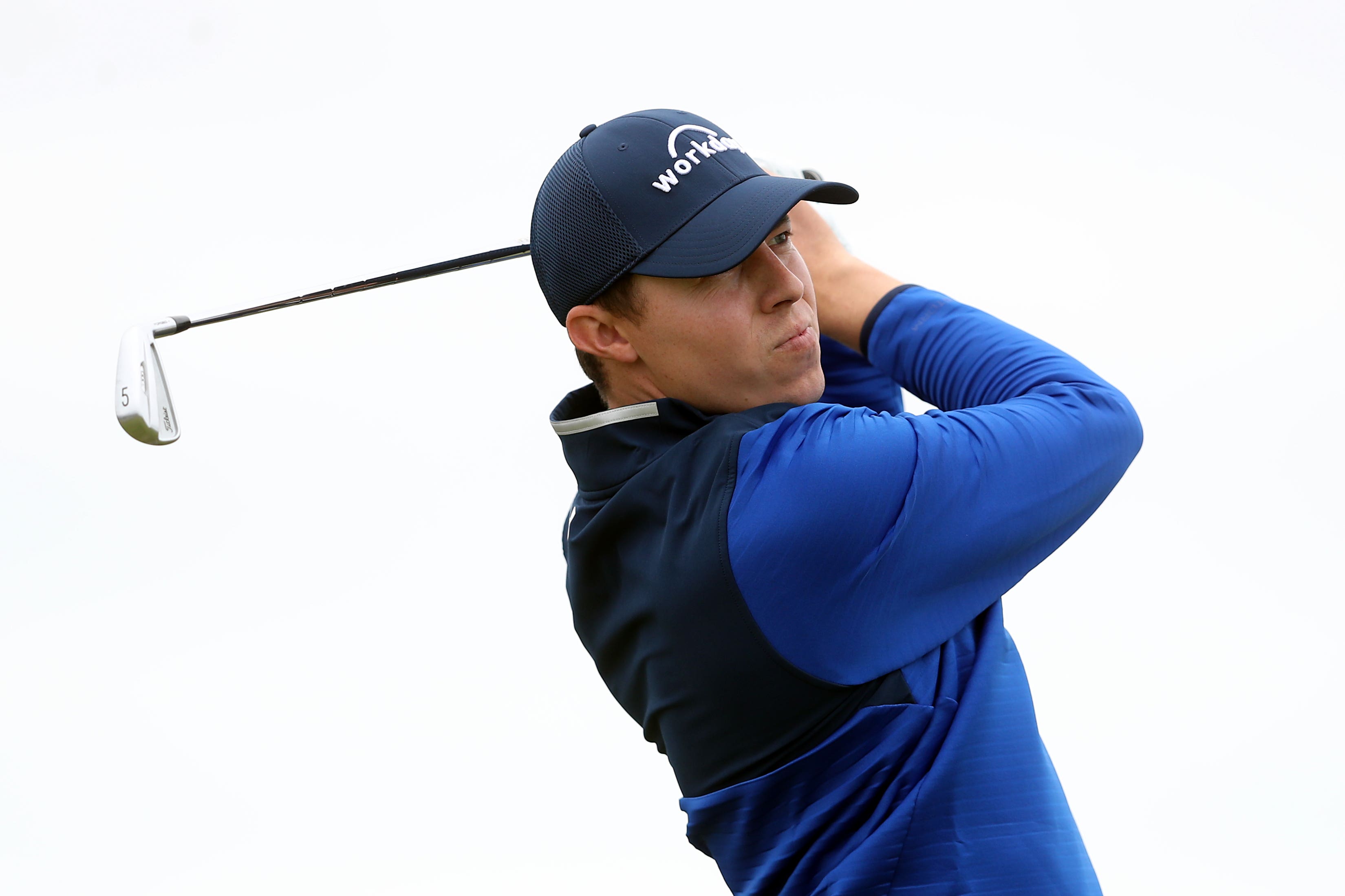 Matt Fitzpatrick shares the halfway lead in the DP World Tour Championship (David Davies/PA)