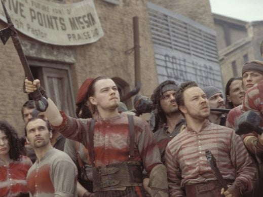 Leonardo DiCaprio and Graham in 2002’s ‘Gangs of New York’