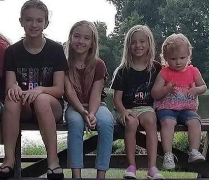 Missing: 12-year-old Aaliyah Grace, 9-year-old Isabella Jane, 7-year-old Lacey Nicole and 2-year-old Gracelyn Hope