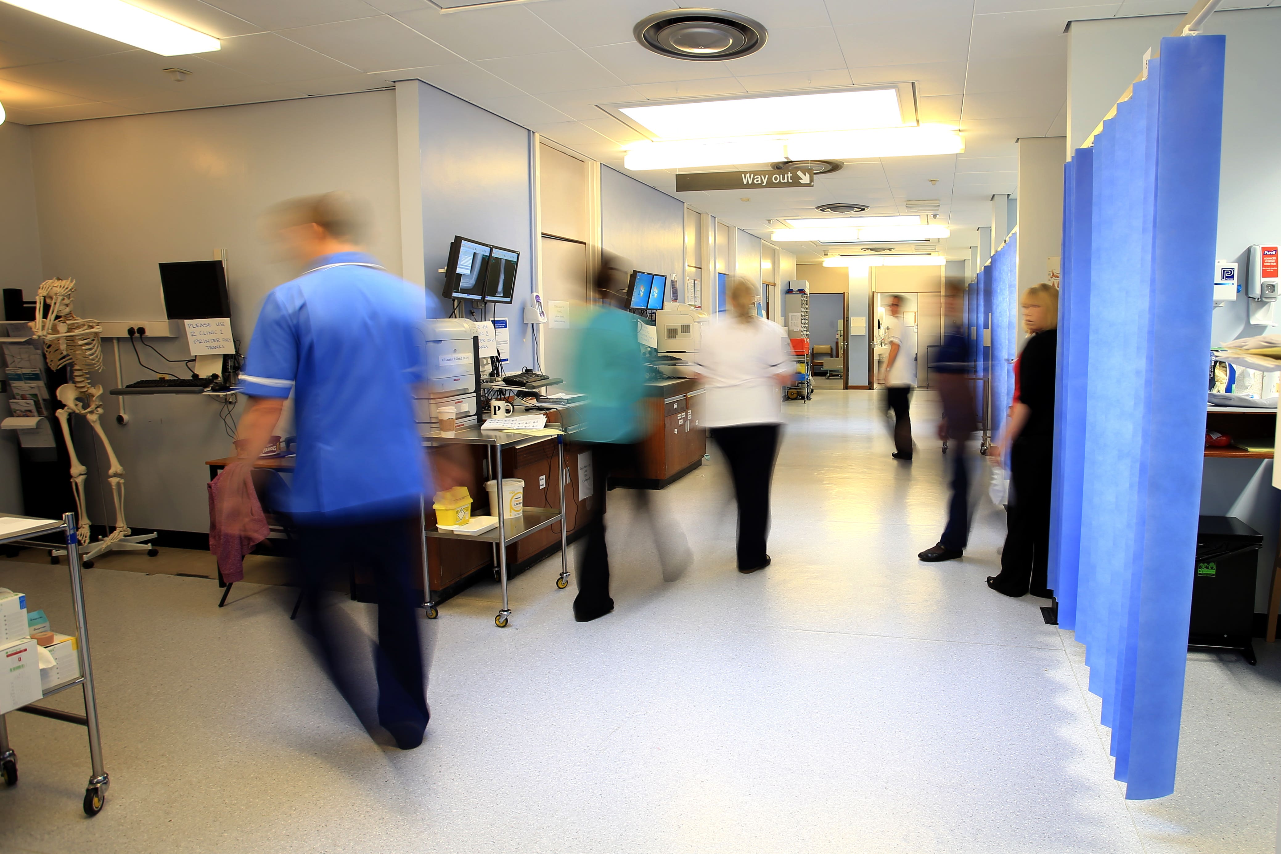 A new poll shows most people support nurses going on strike over pay and patient care (Peter Byrne/PA)