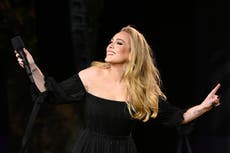 Adele thanks fans for ‘coming back to me’ during first night of delayed Las Vegas residency