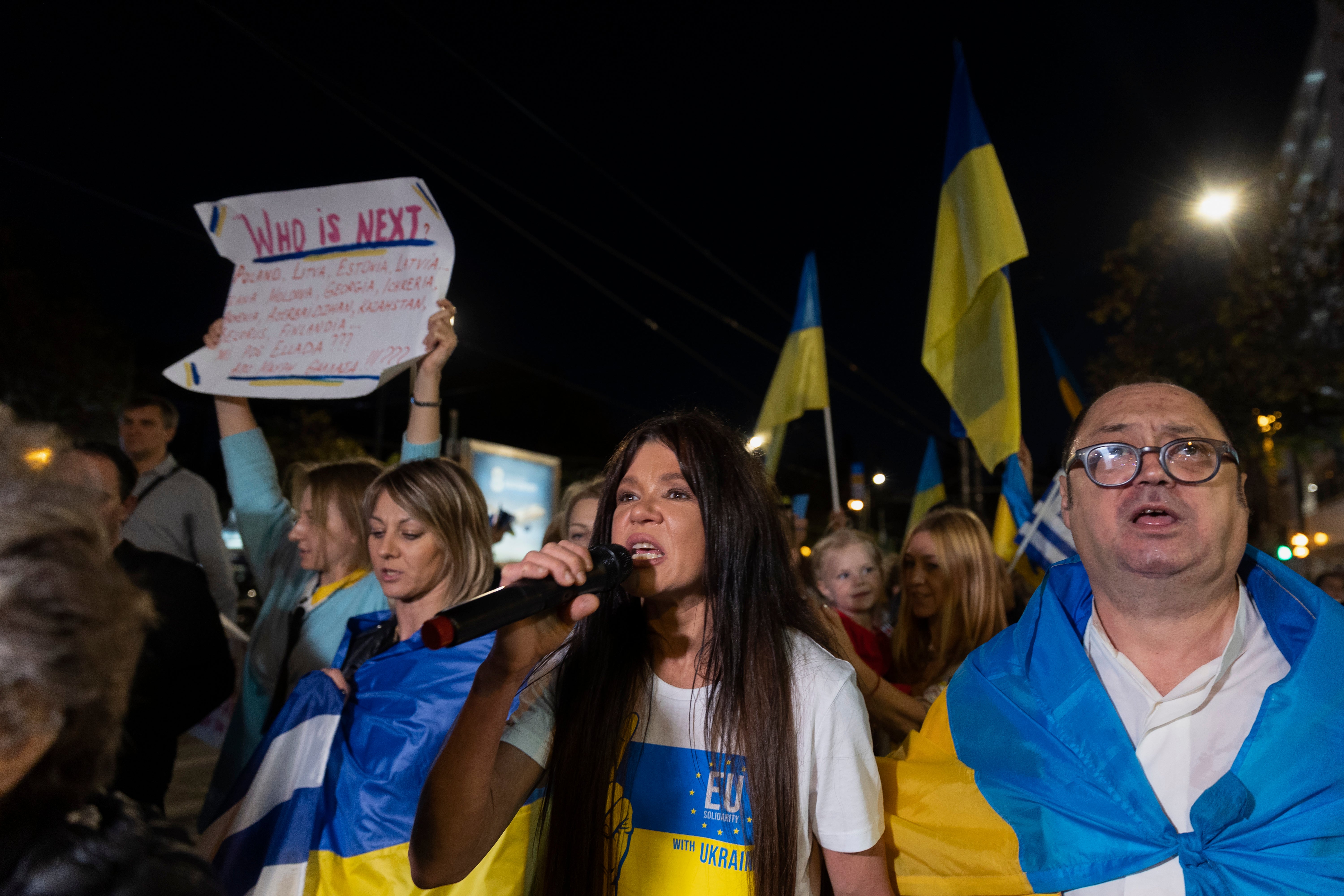 Greece Ukraine Protest