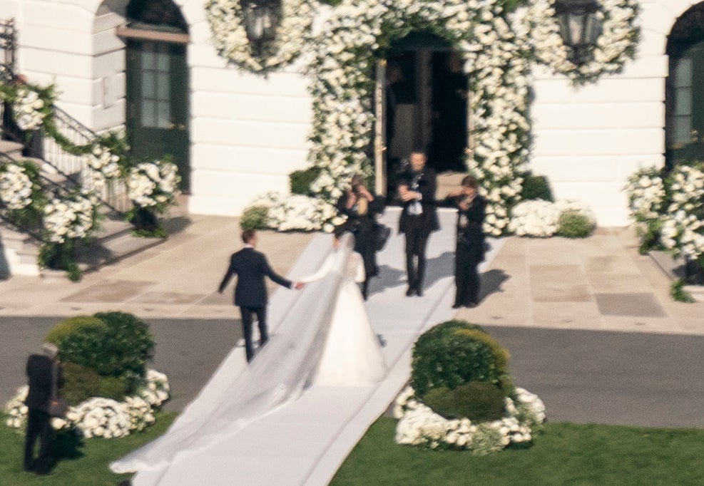 President Joe Biden's granddaughter Naomi Biden and her fiance, Peter Neal, are married on the South Lawn of the White House in Washington, Saturday