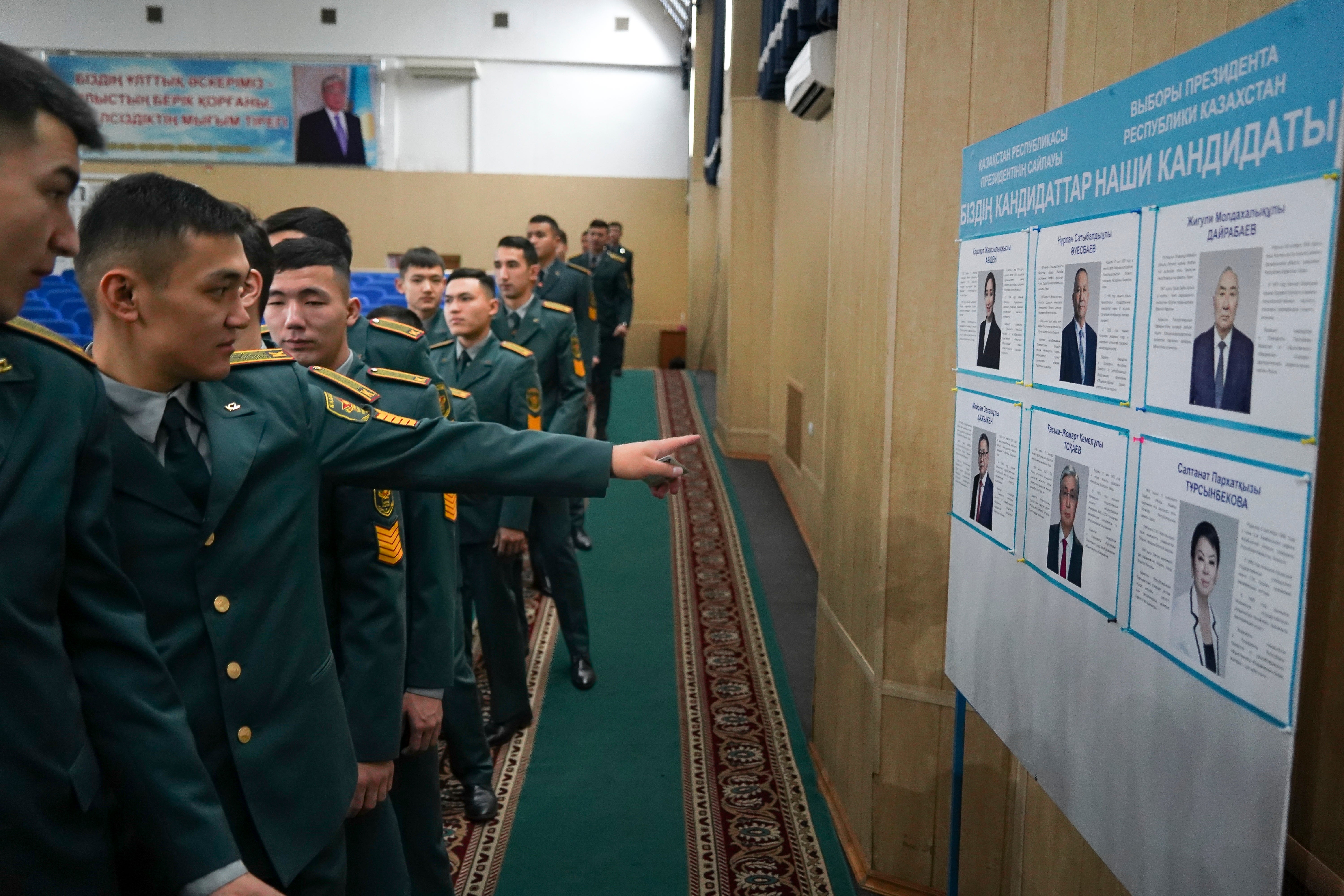 APTOPIX Kazakhstan Election