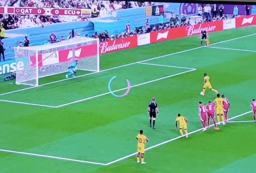 One Twitter user shares their experience of the World Cup stream