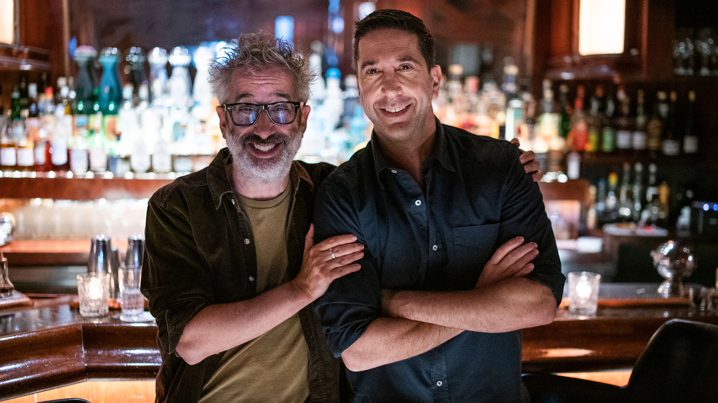 David Baddiel with David Schwimmer for ‘Jews Don’t Count'
